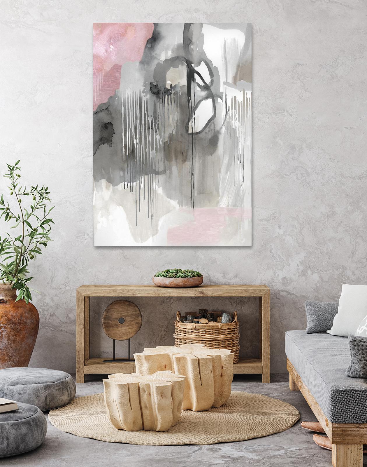Muted Abstract by PI Studio on GIANT ART - pink abstract