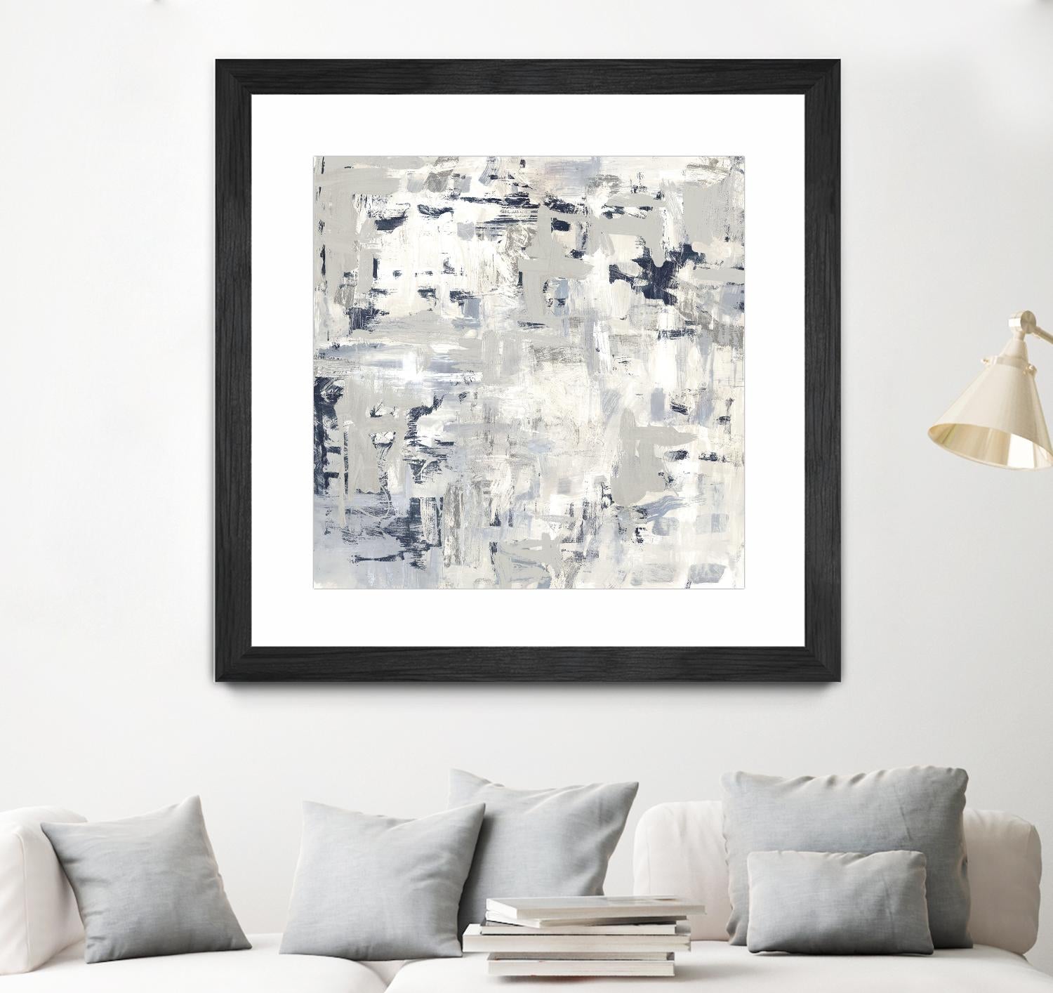 Crisscross by PI Studio on GIANT ART - blue abstract