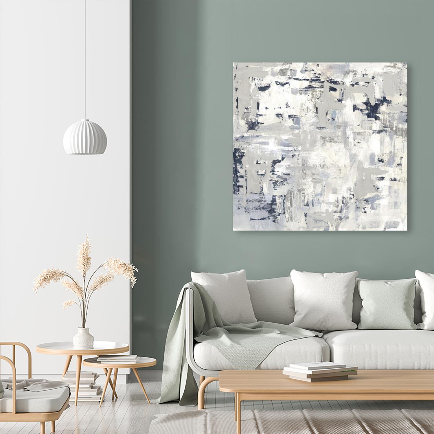Crisscross by PI Studio on GIANT ART - blue abstract