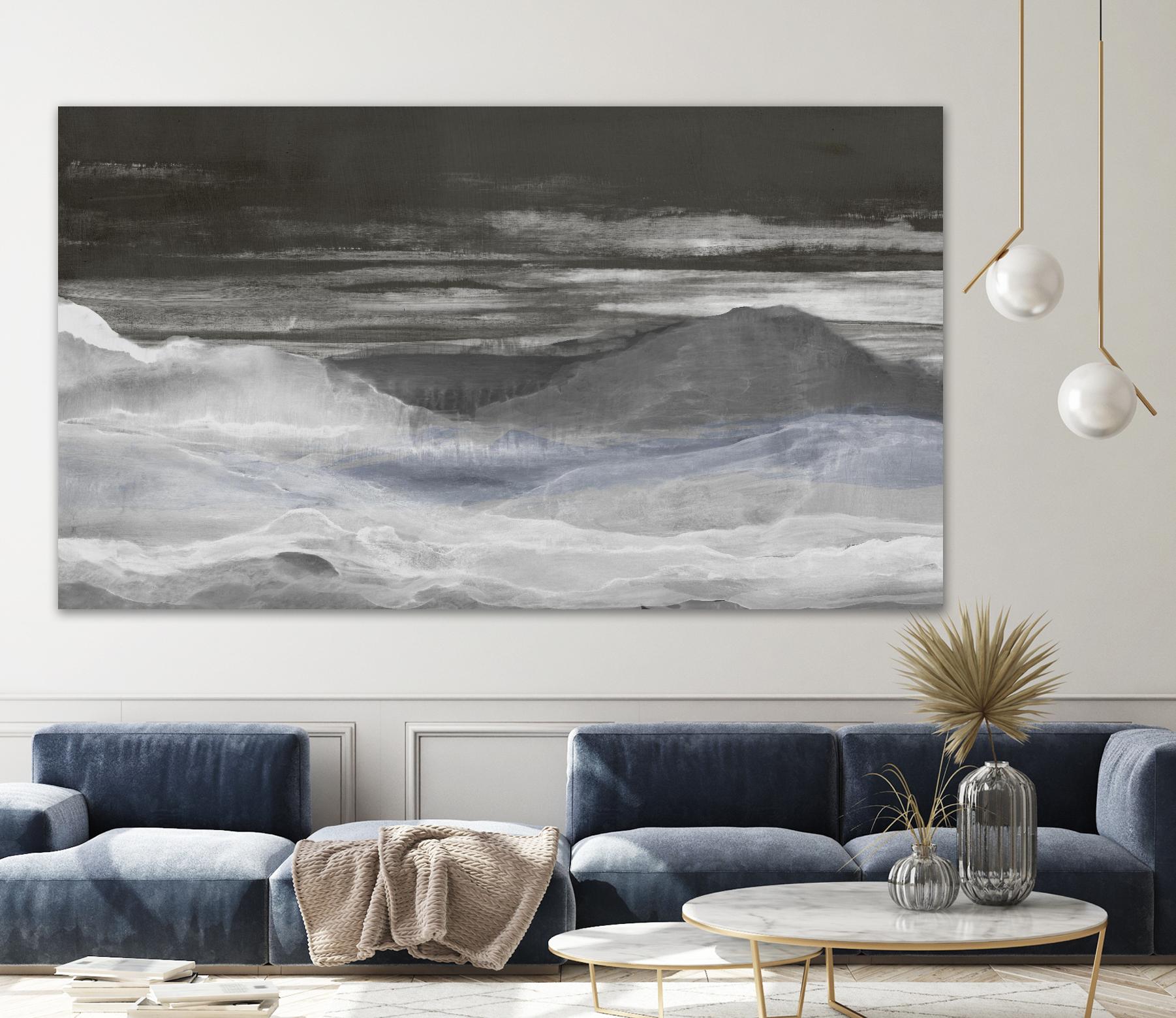 Black Rock by PI Studio on GIANT ART - white abstract