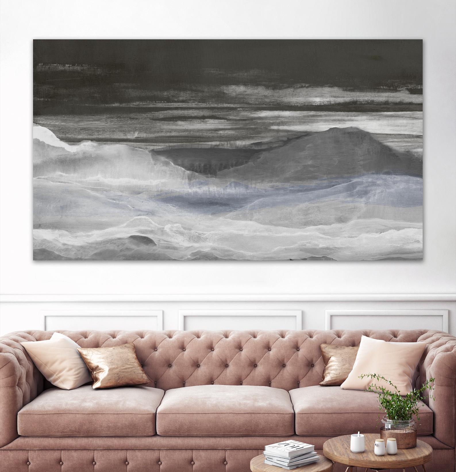 Black Rock by PI Studio on GIANT ART - white abstract