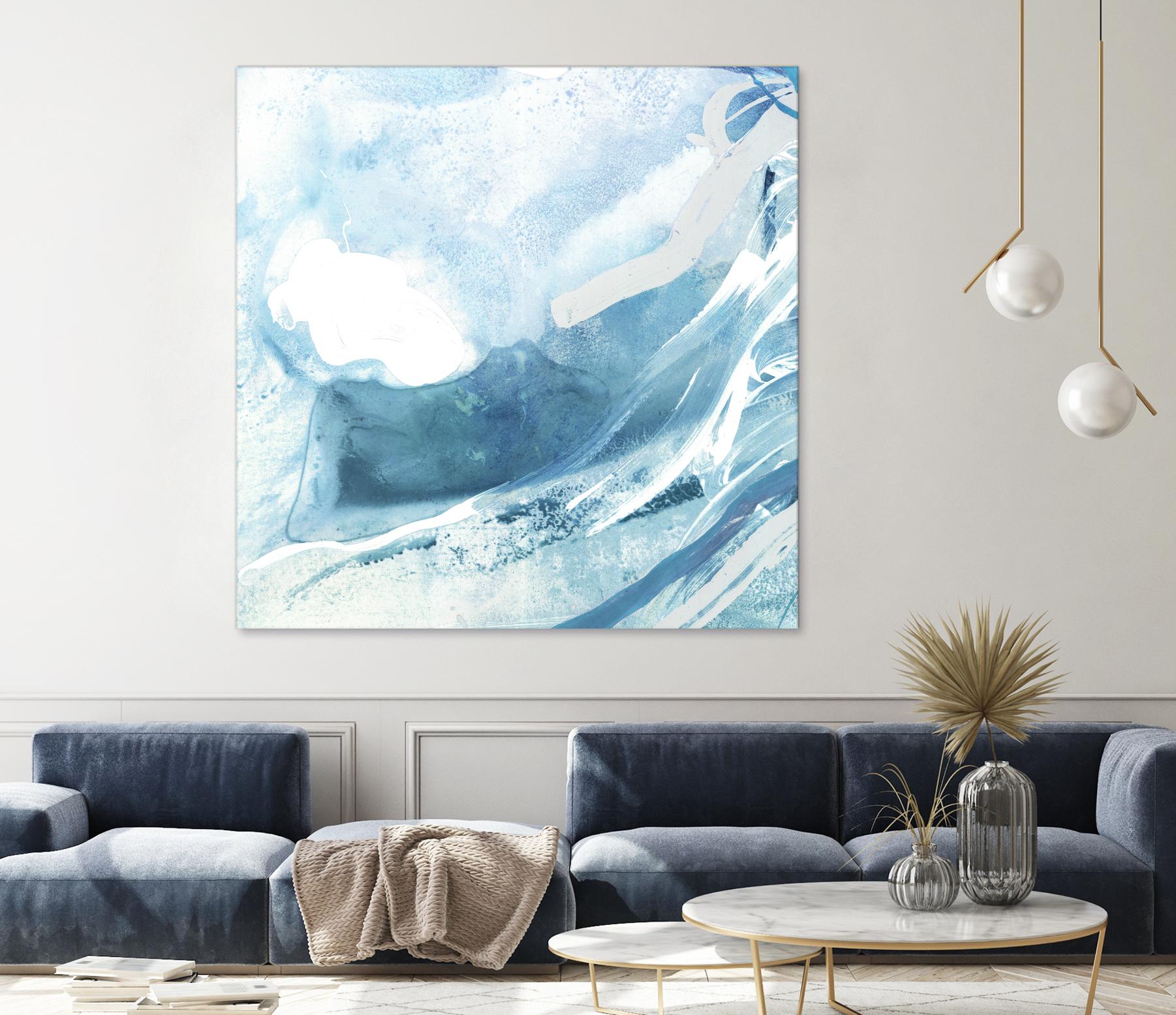 Water Pocket I by PI Studio on GIANT ART - white abstract