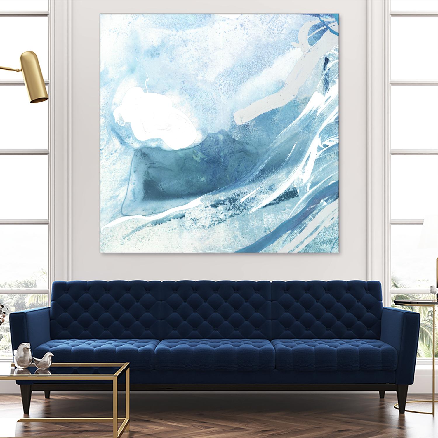 Water Pocket I by PI Studio on GIANT ART - white abstract