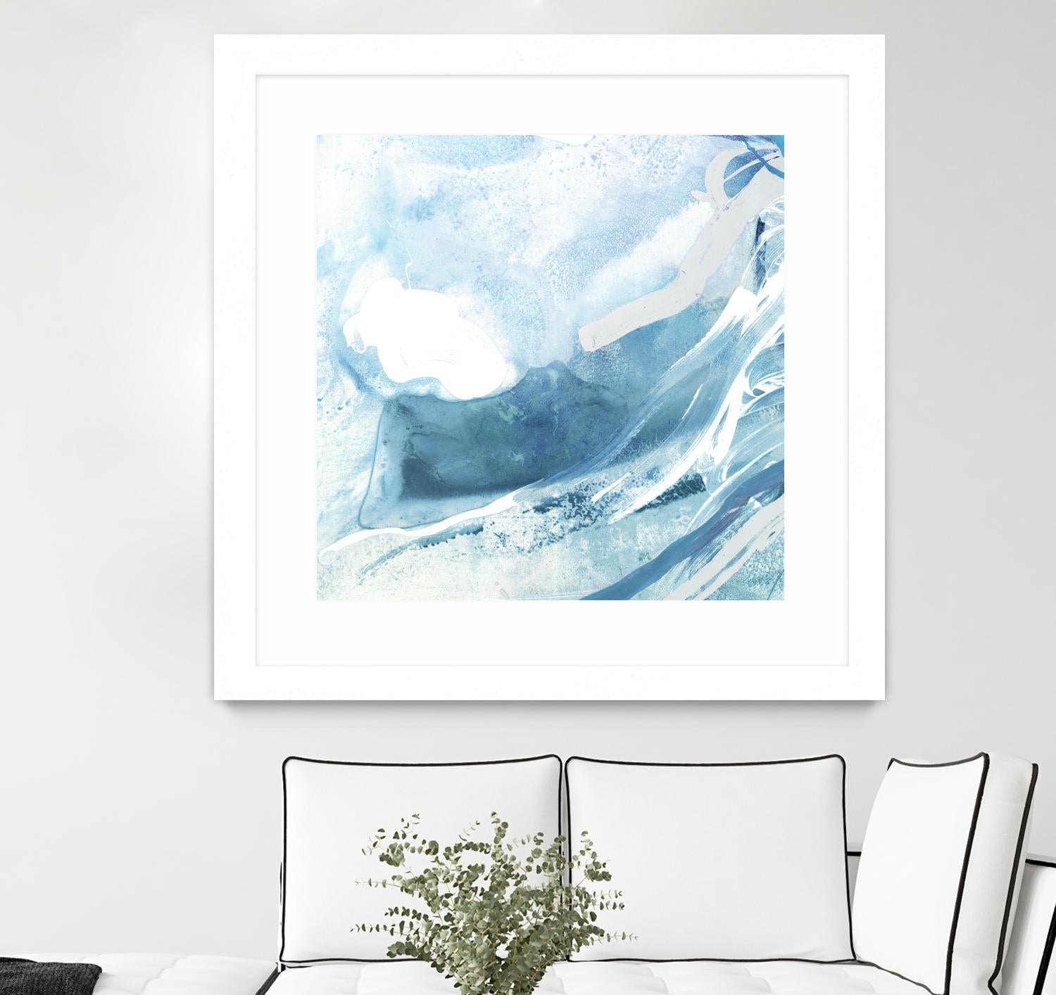 Water Pocket I by PI Studio on GIANT ART - white abstract