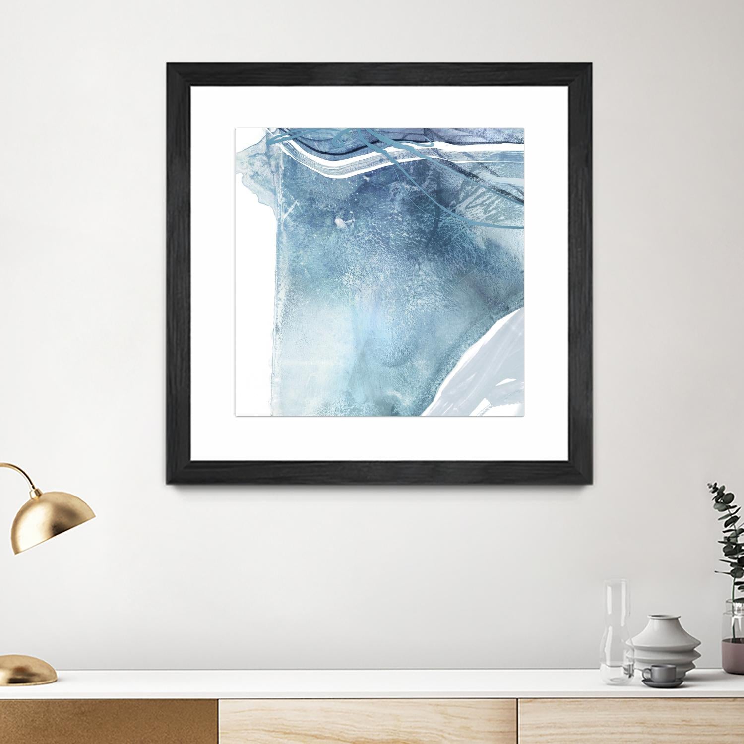 Water Pocket II by PI Studio on GIANT ART - white abstract