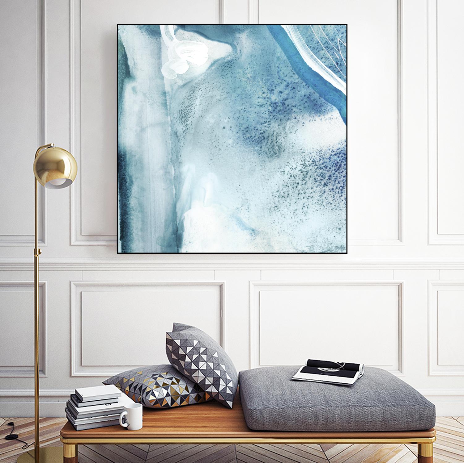 Water Pocket IV by PI Studio on GIANT ART - white abstract