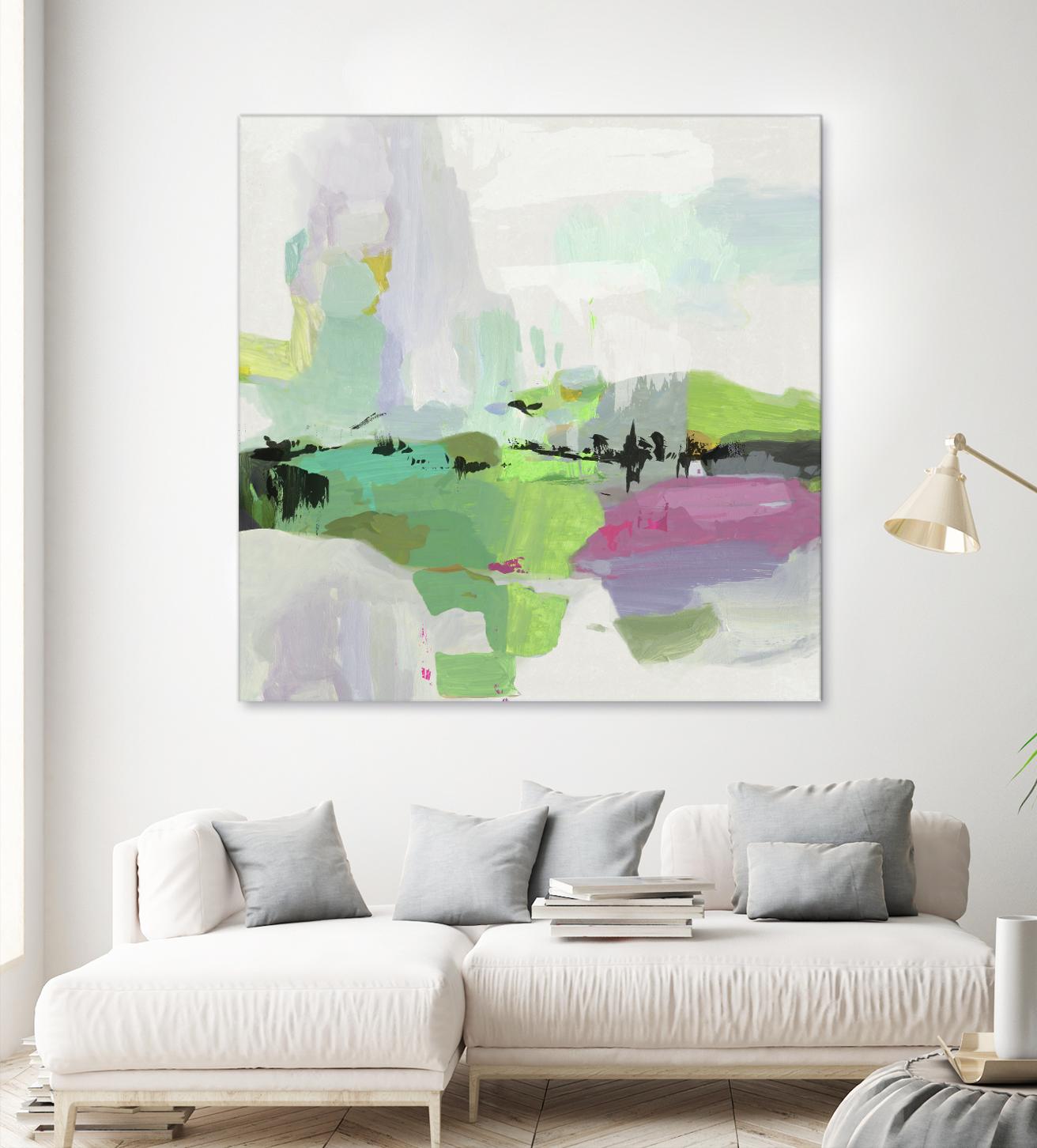 Abby Road by PI Studio on GIANT ART - green abstract