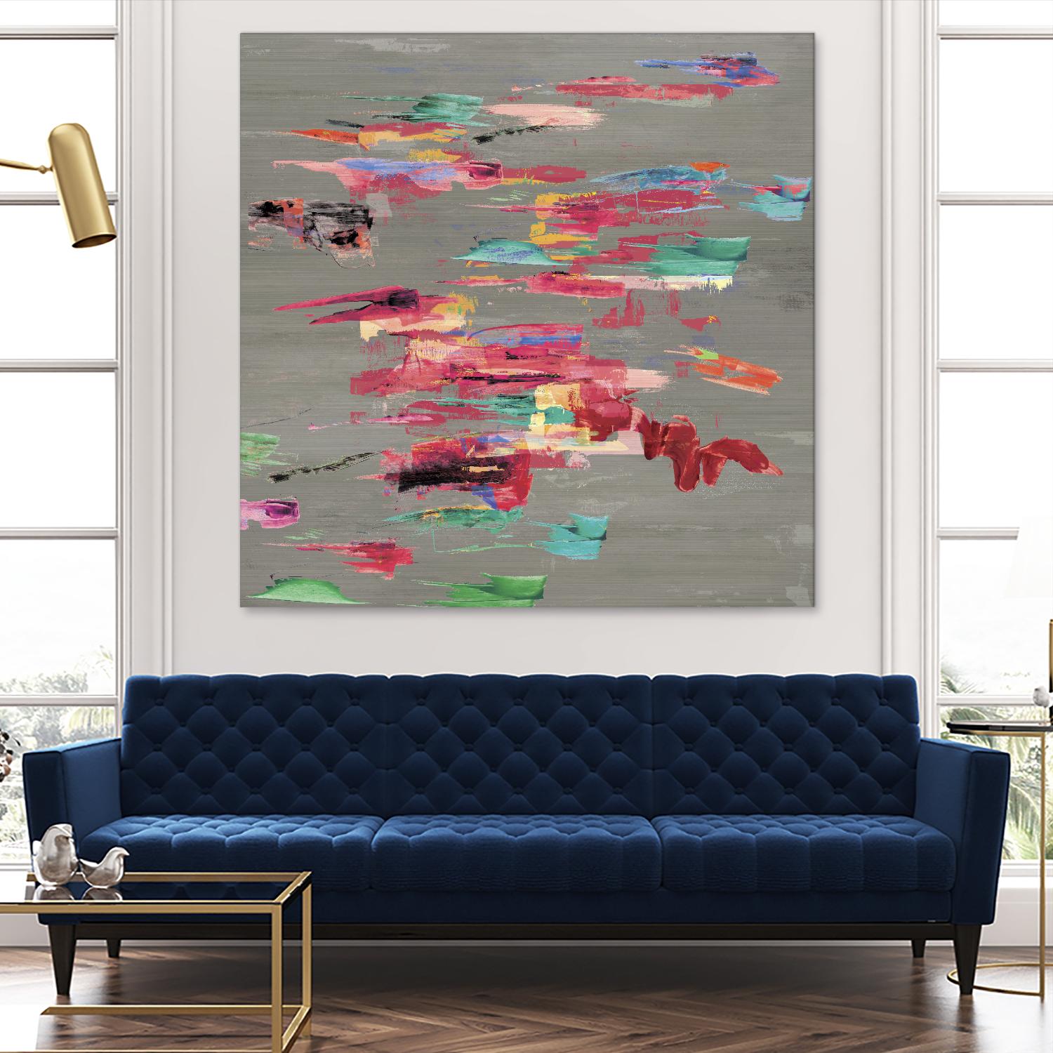 Pink pink by PI Studio on GIANT ART - red abstract