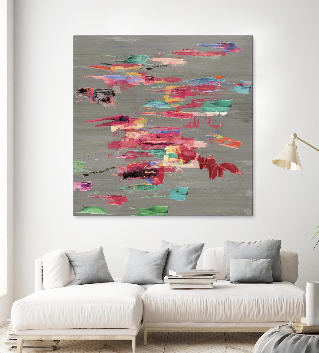 Pink pink by PI Studio on GIANT ART - red abstract