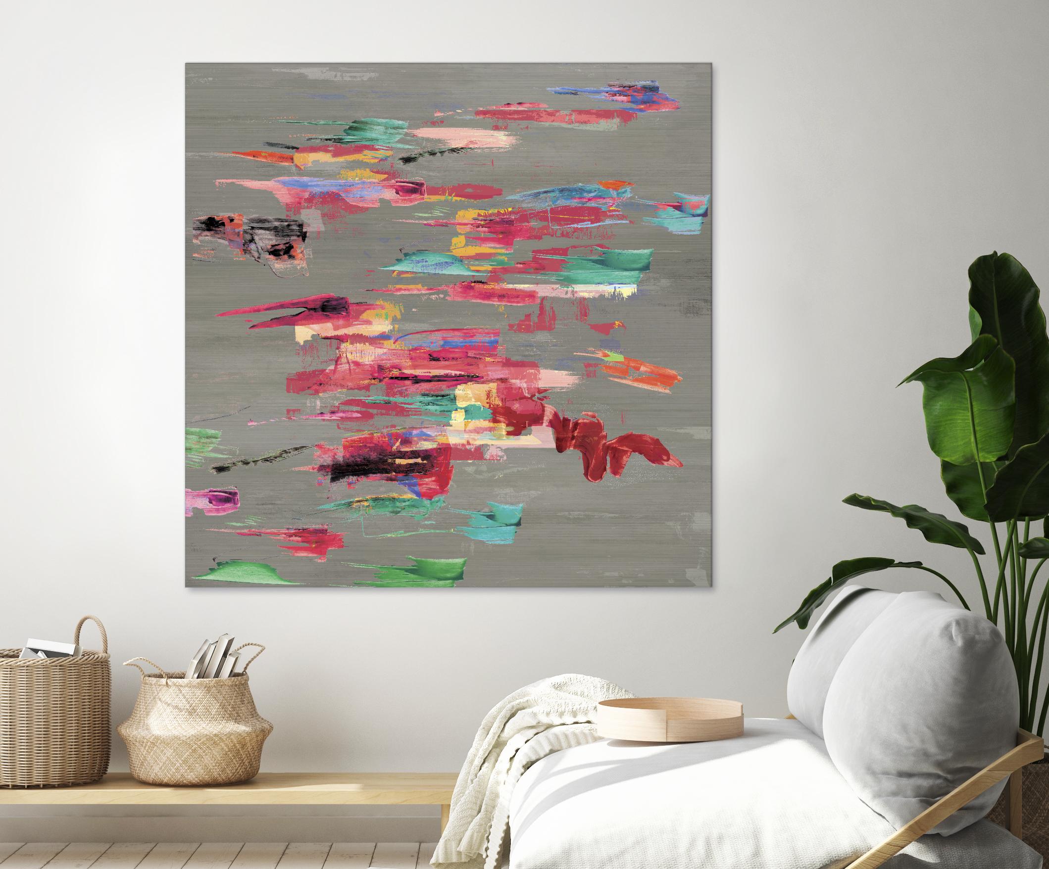 Pink pink by PI Studio on GIANT ART - red abstract