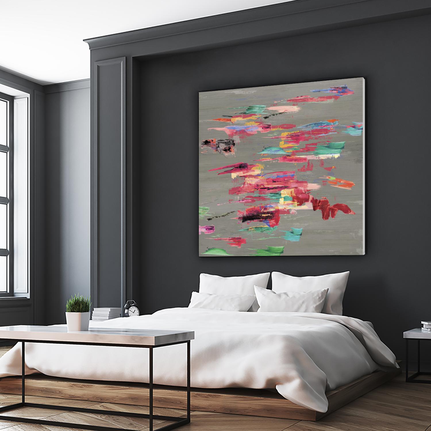Pink pink by PI Studio on GIANT ART - red abstract