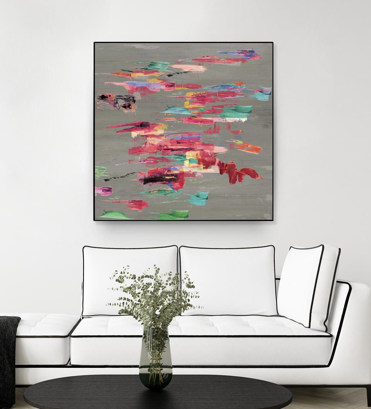 Pink pink by PI Studio on GIANT ART - red abstract