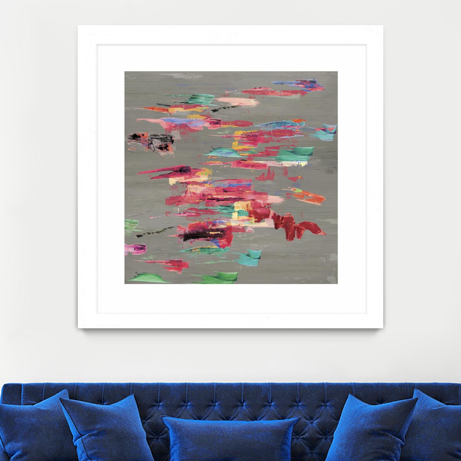 Pink pink by PI Studio on GIANT ART - red abstract