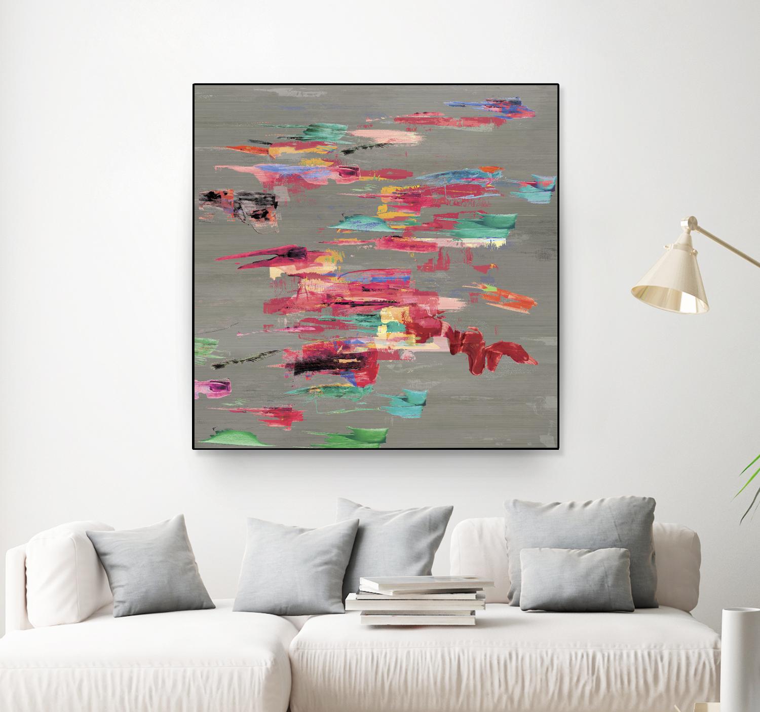Pink pink by PI Studio on GIANT ART - red abstract
