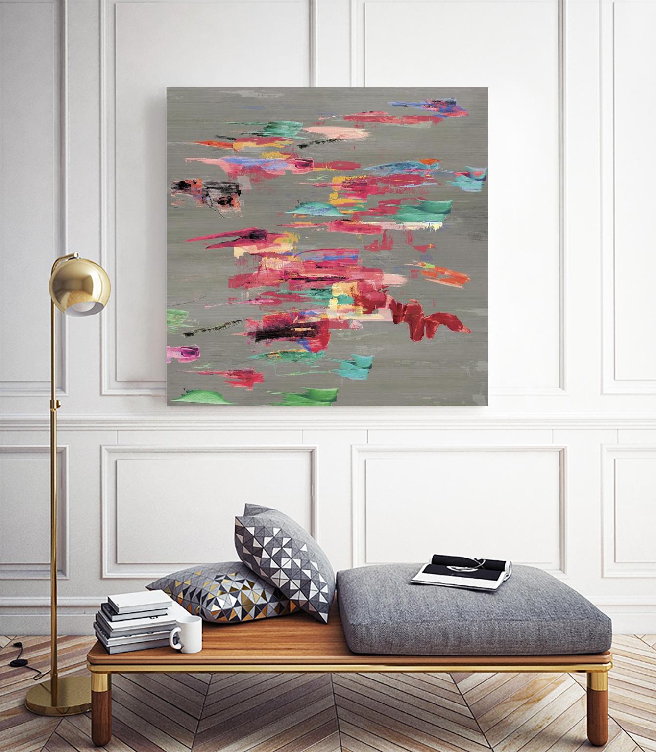 Pink pink by PI Studio on GIANT ART - red abstract