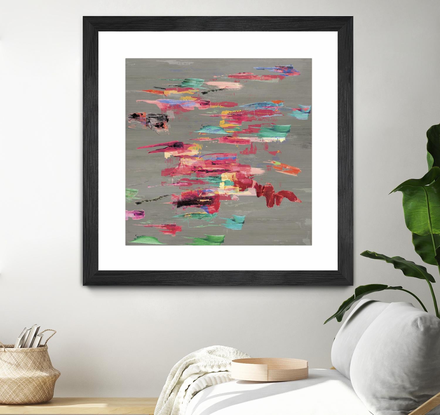 Pink pink by PI Studio on GIANT ART - red abstract