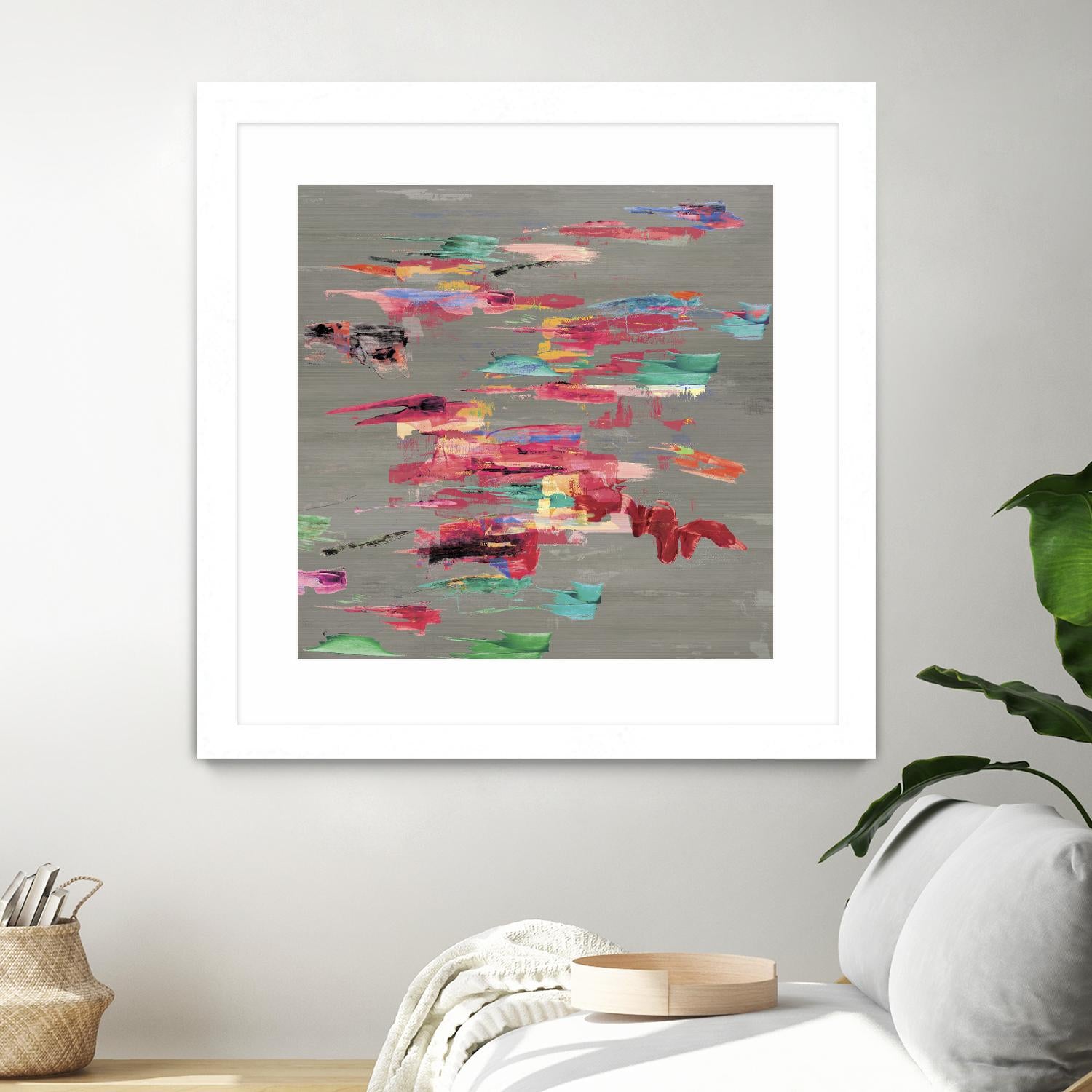 Pink pink by PI Studio on GIANT ART - red abstract
