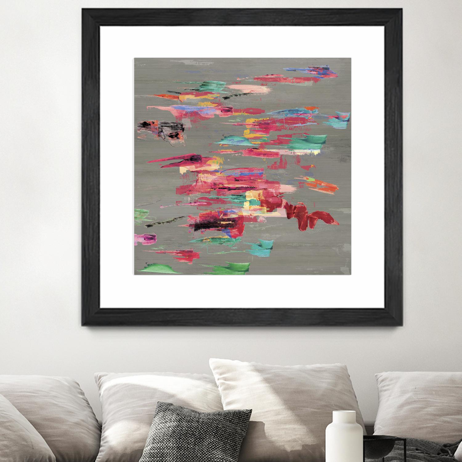 Pink pink by PI Studio on GIANT ART - red abstract