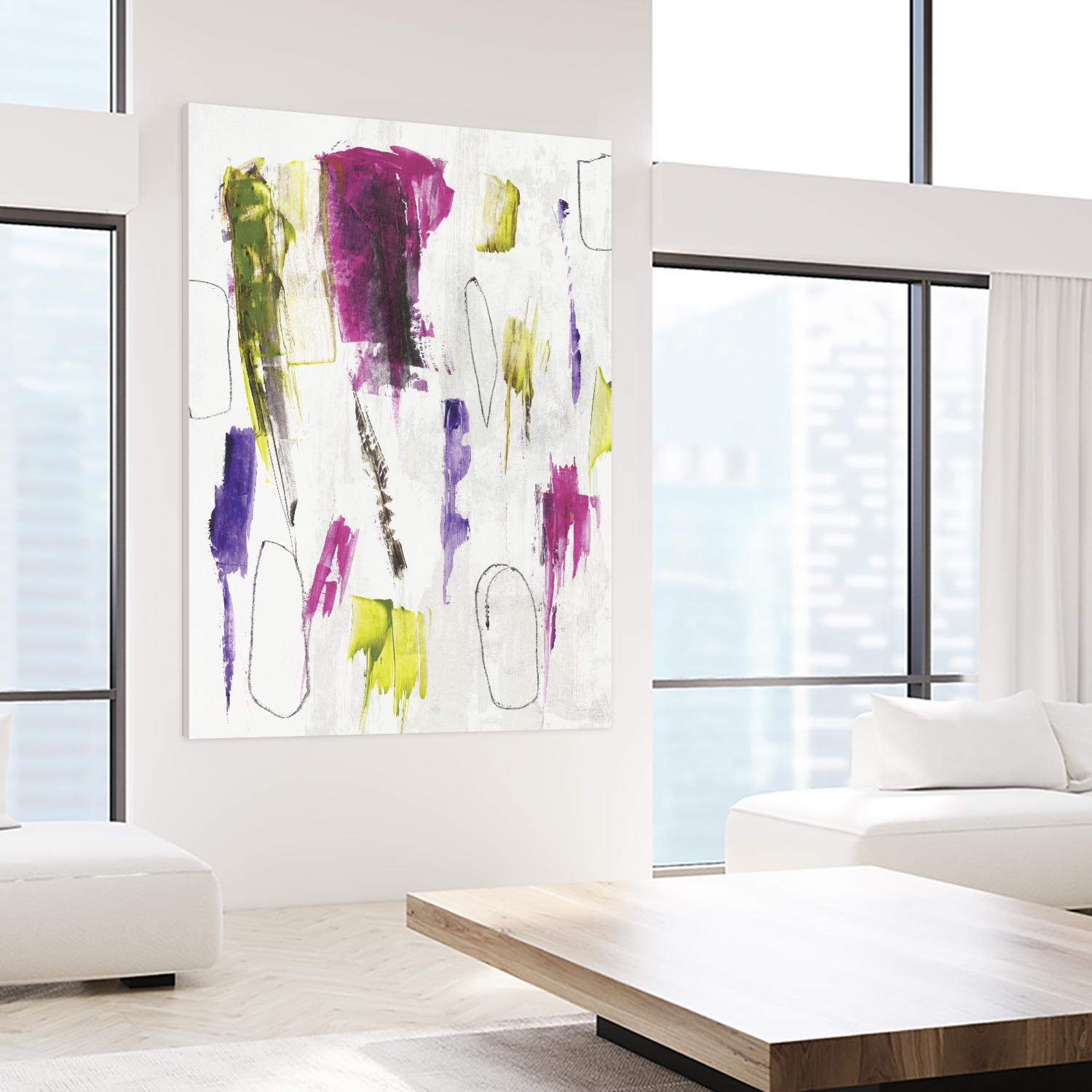 Colour splash I by PI Studio on GIANT ART - yellow abstract