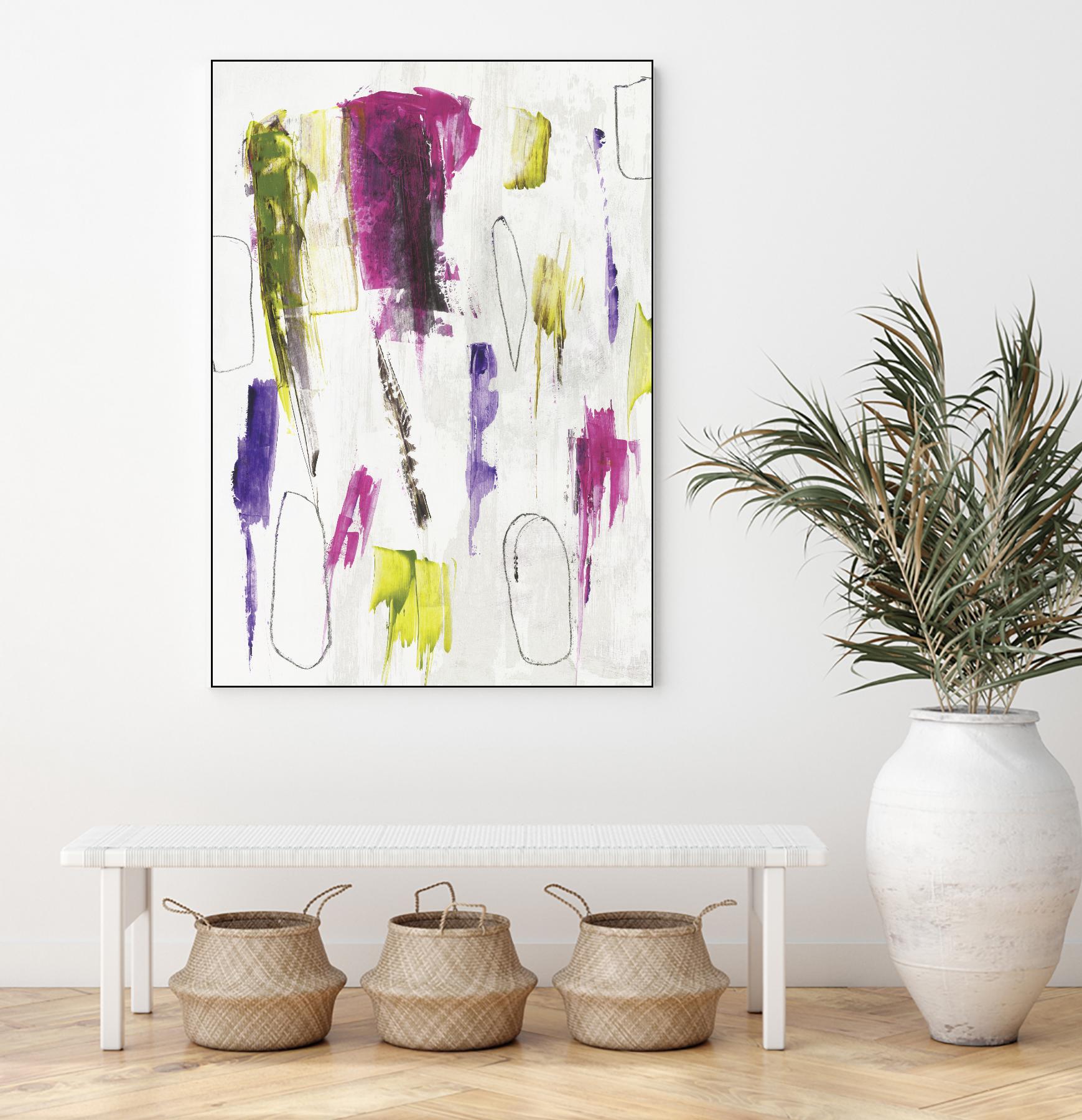 Colour splash I by PI Studio on GIANT ART - yellow abstract