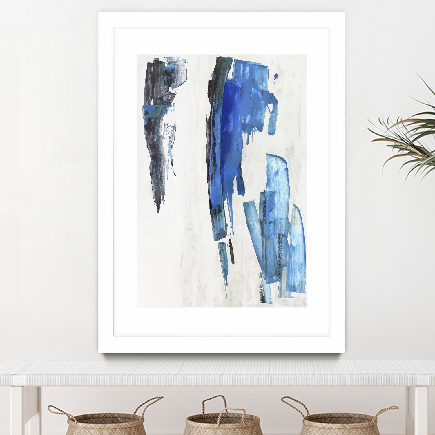 Touch of Black by PI Studio on GIANT ART - blue abstract