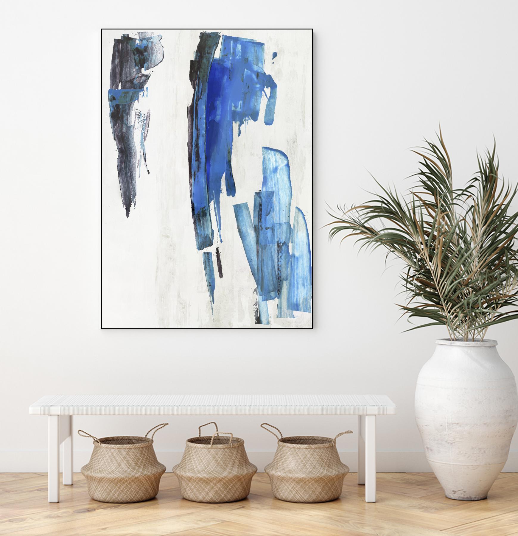 Touch of Black by PI Studio on GIANT ART - blue abstract