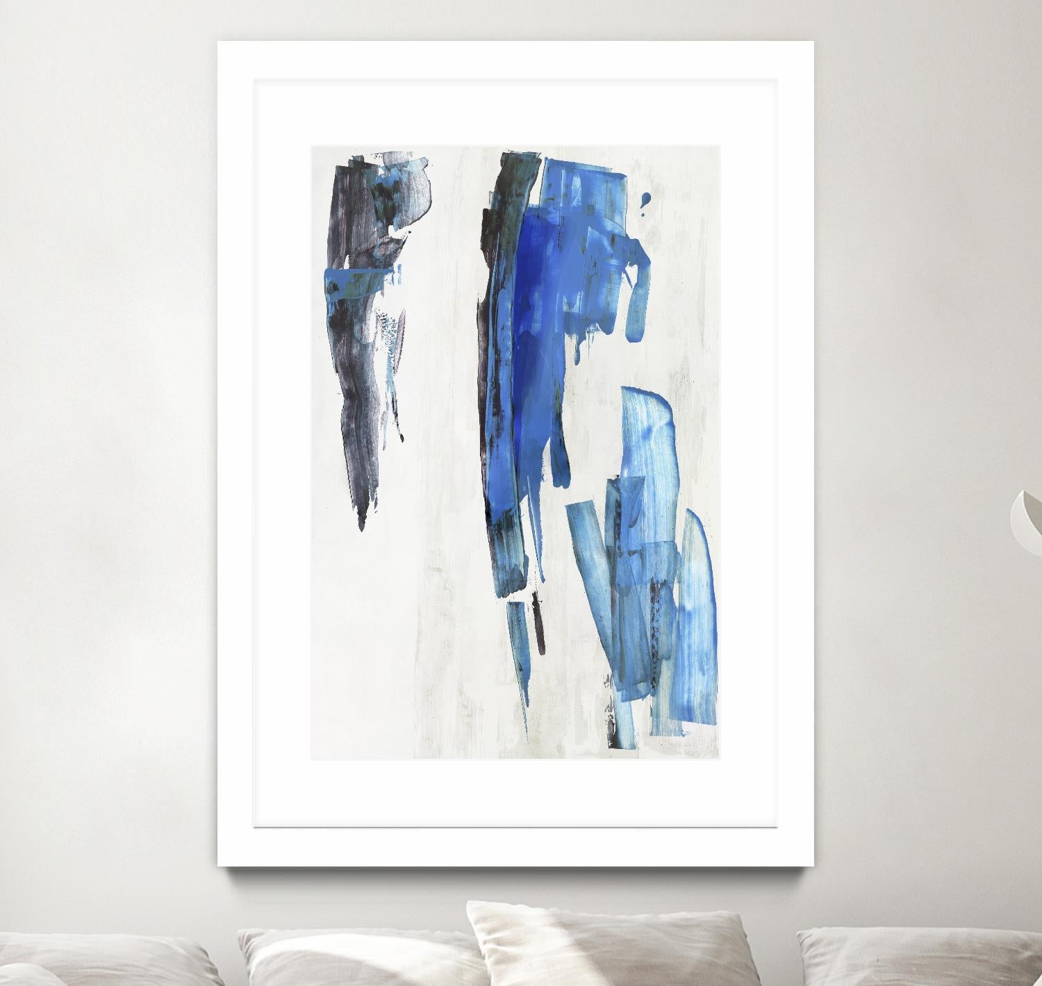 Touch of Black by PI Studio on GIANT ART - blue abstract