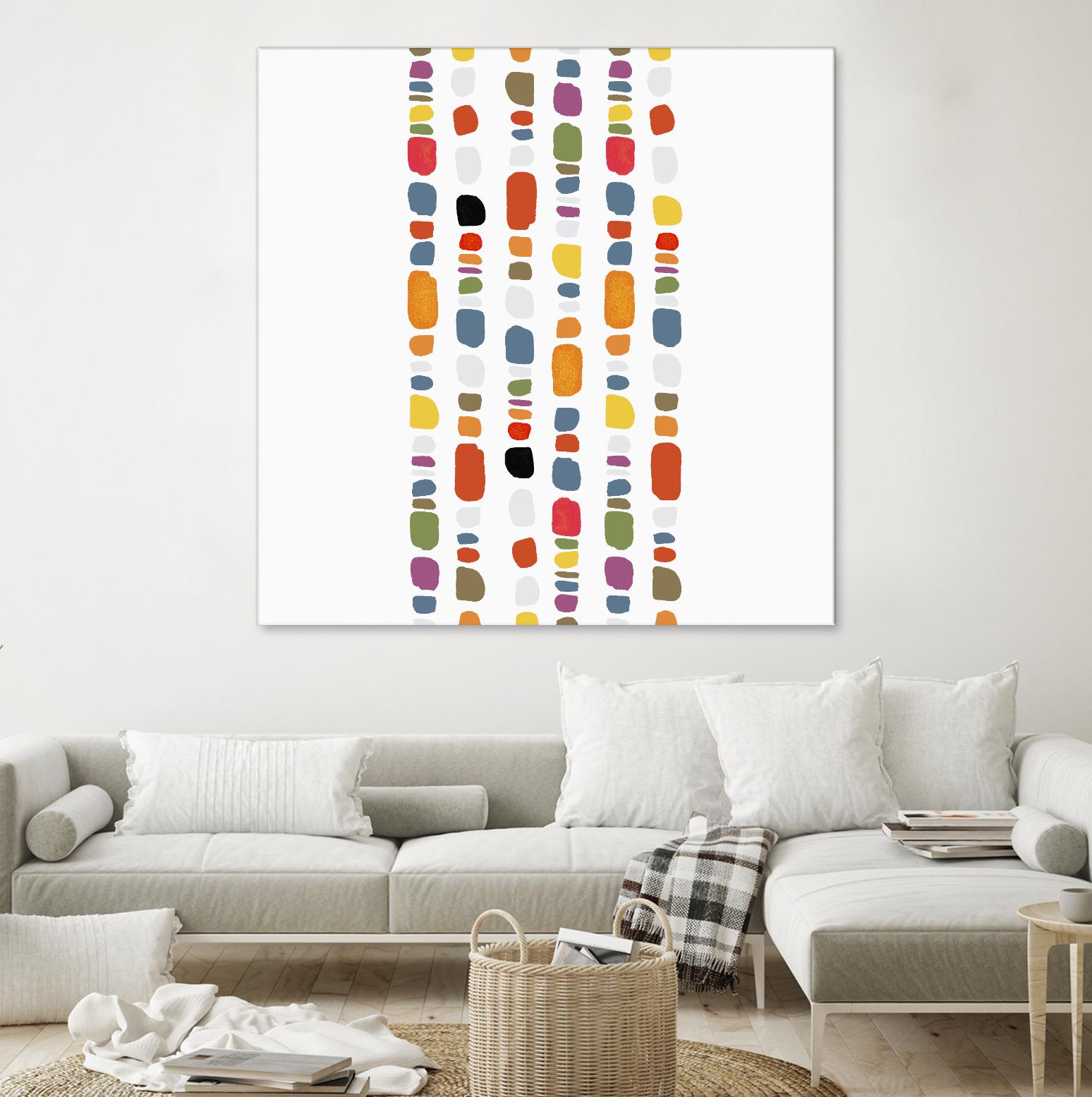 Pebble I by PI Studio on GIANT ART - orange abstract
