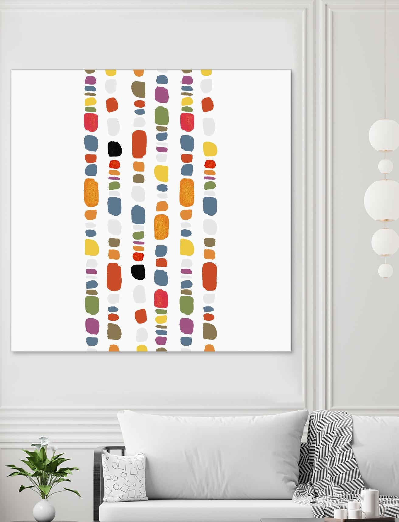 Pebble I by PI Studio on GIANT ART - orange abstract