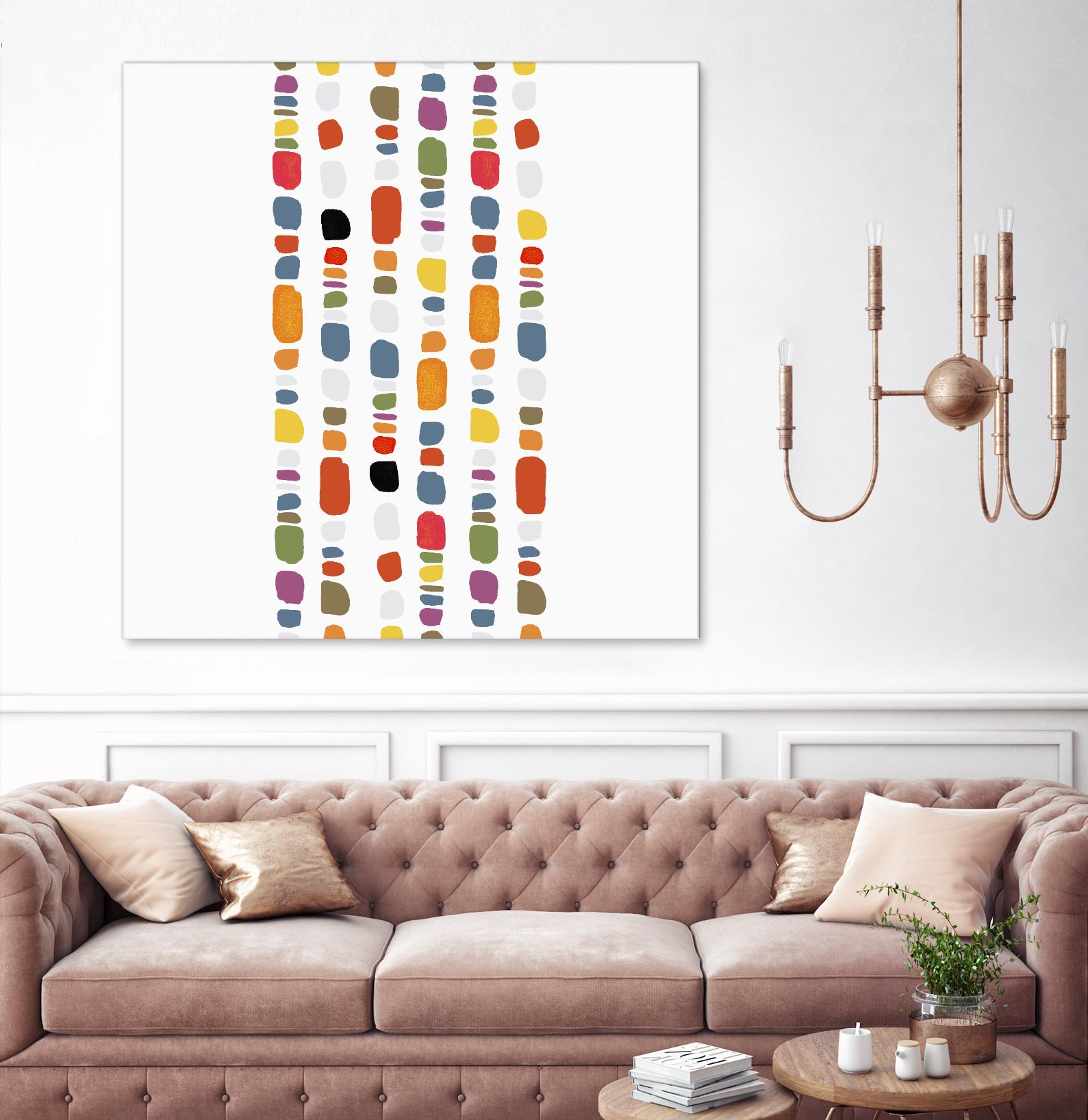 Pebble I by PI Studio on GIANT ART - orange abstract