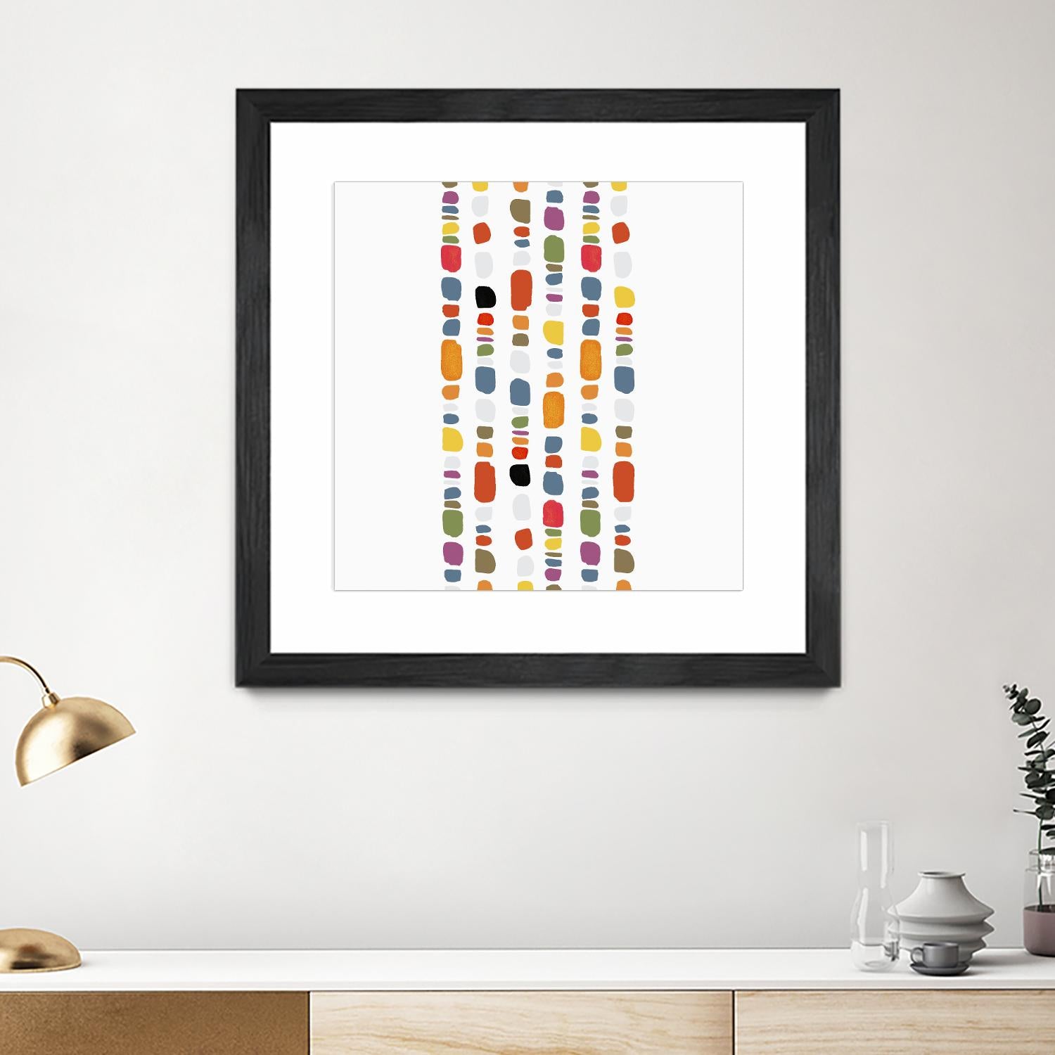 Pebble I by PI Studio on GIANT ART - orange abstract
