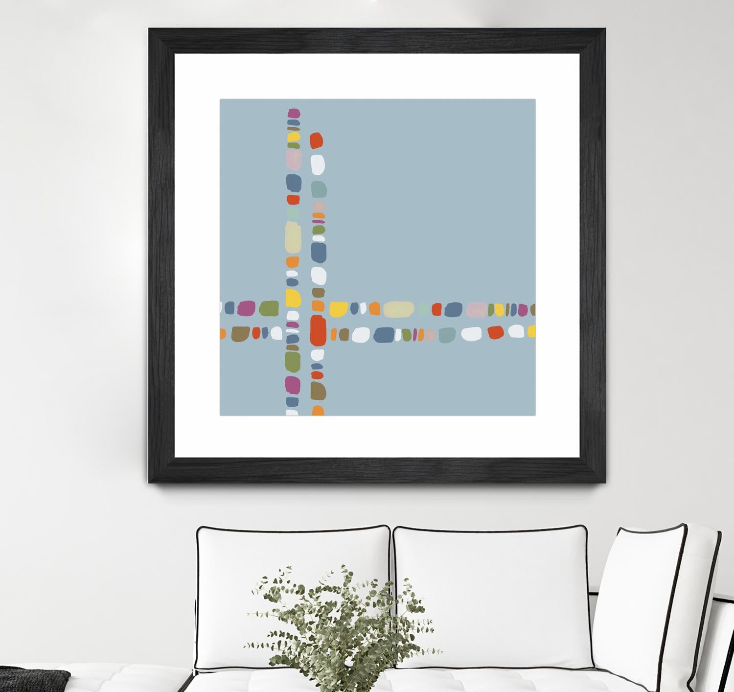 Pebble II by PI Studio on GIANT ART - white abstract