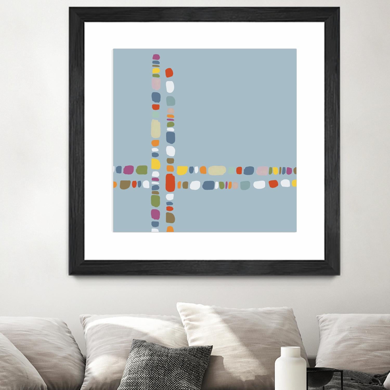 Pebble II by PI Studio on GIANT ART - white abstract