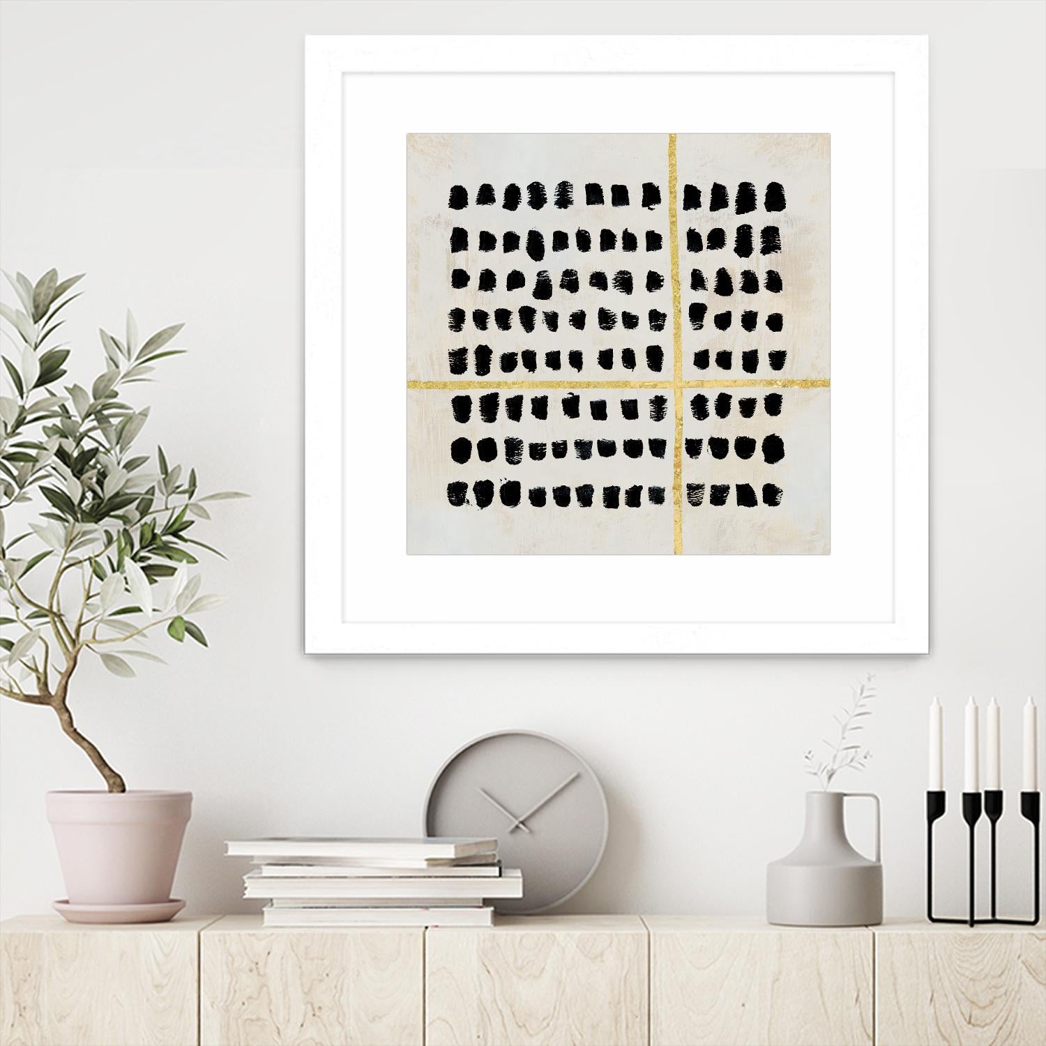 Time by PI Studio on GIANT ART - black abstract