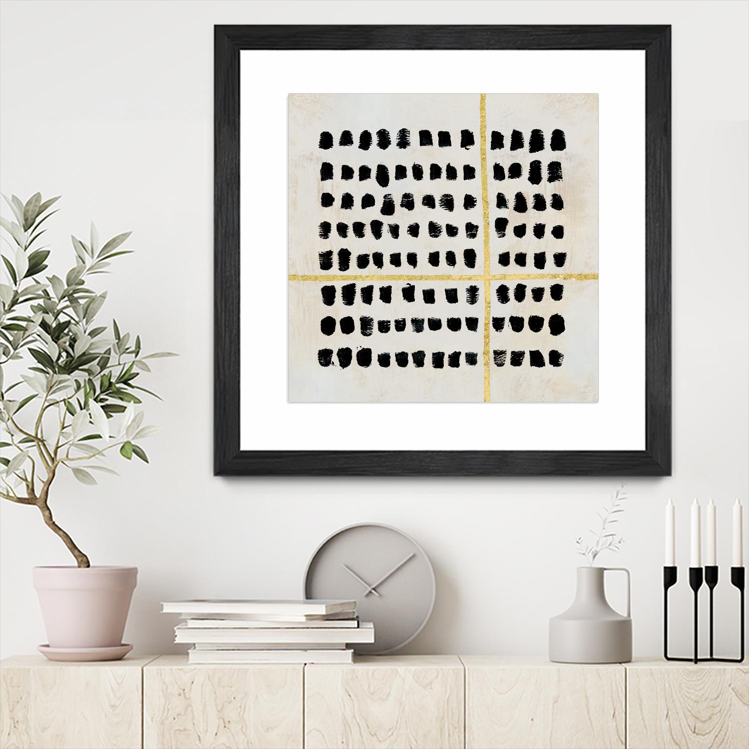 Time by PI Studio on GIANT ART - black abstract