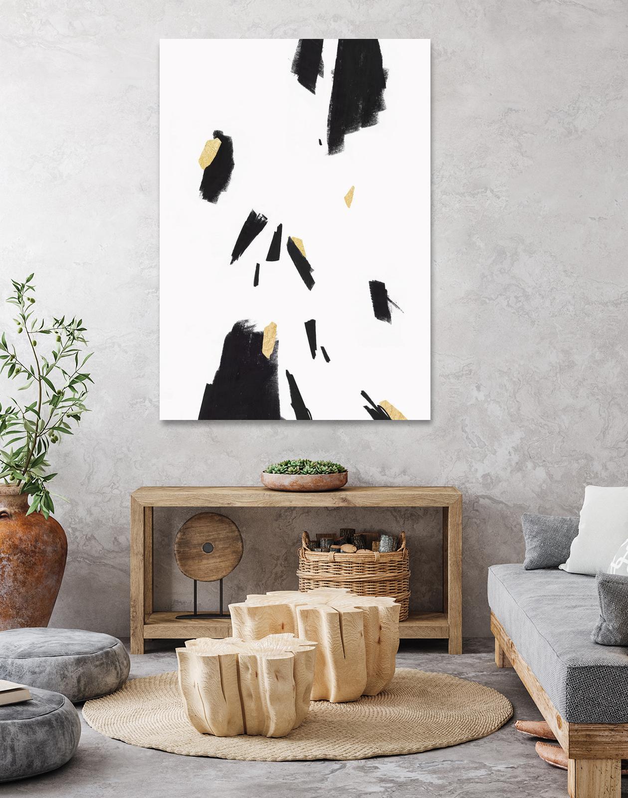 Falling II by PI Studio on GIANT ART - black abstract