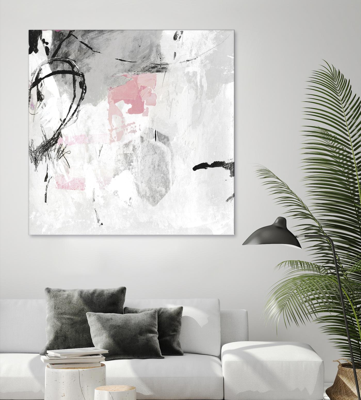 Gray Pink I by PI Studio on GIANT ART - white abstract