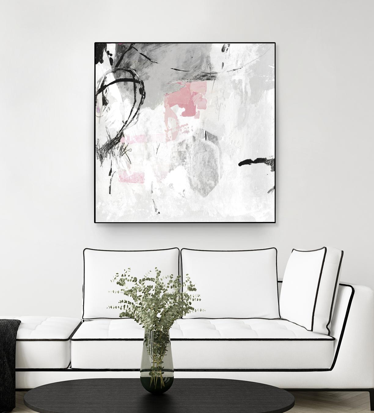 Gray Pink I by PI Studio on GIANT ART - white abstract