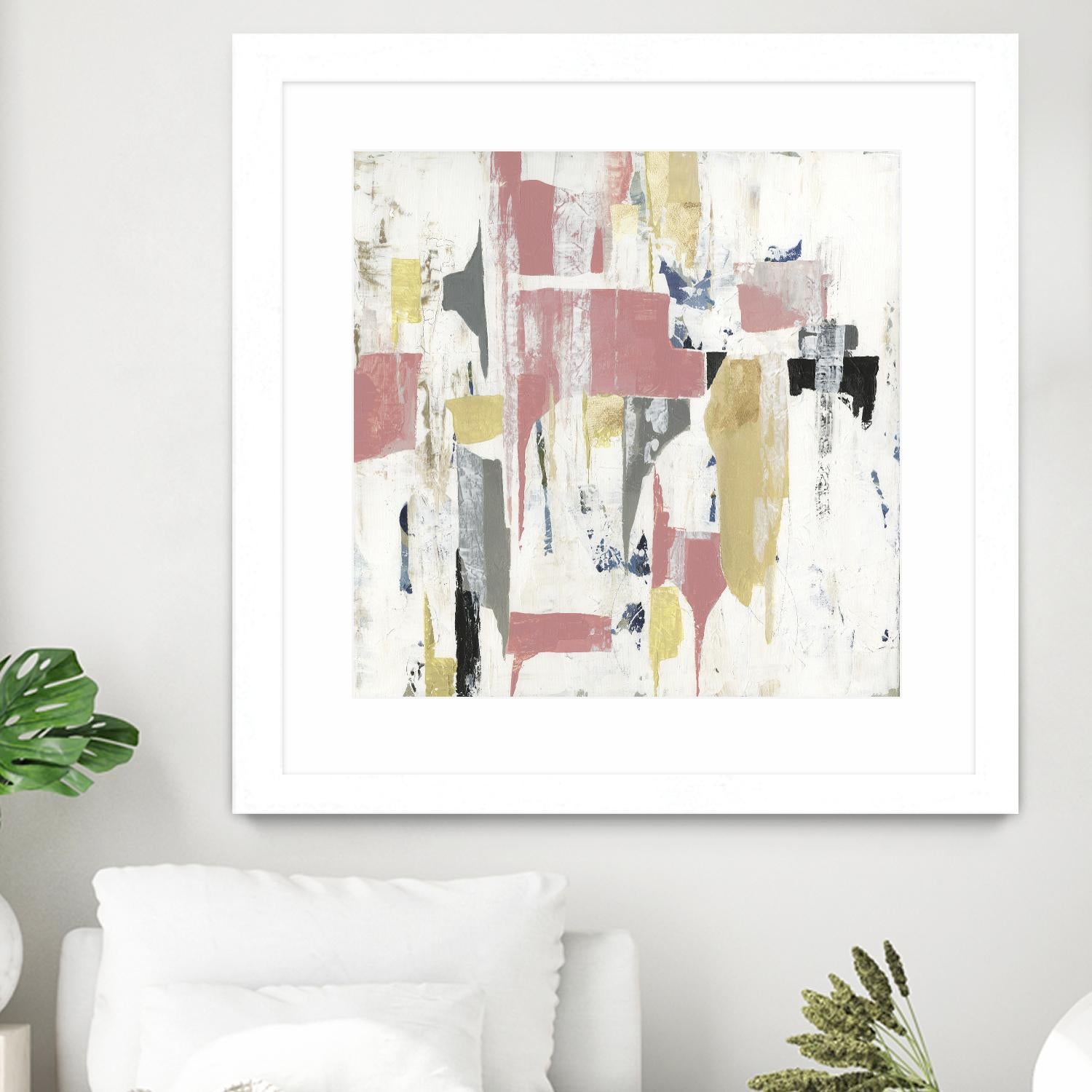 Mid Century by PI Studio on GIANT ART - yellow abstract