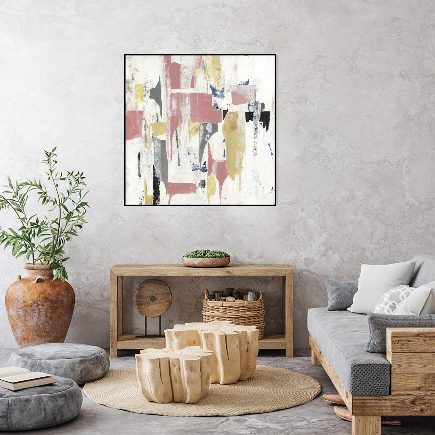 Mid Century by PI Studio on GIANT ART - yellow abstract