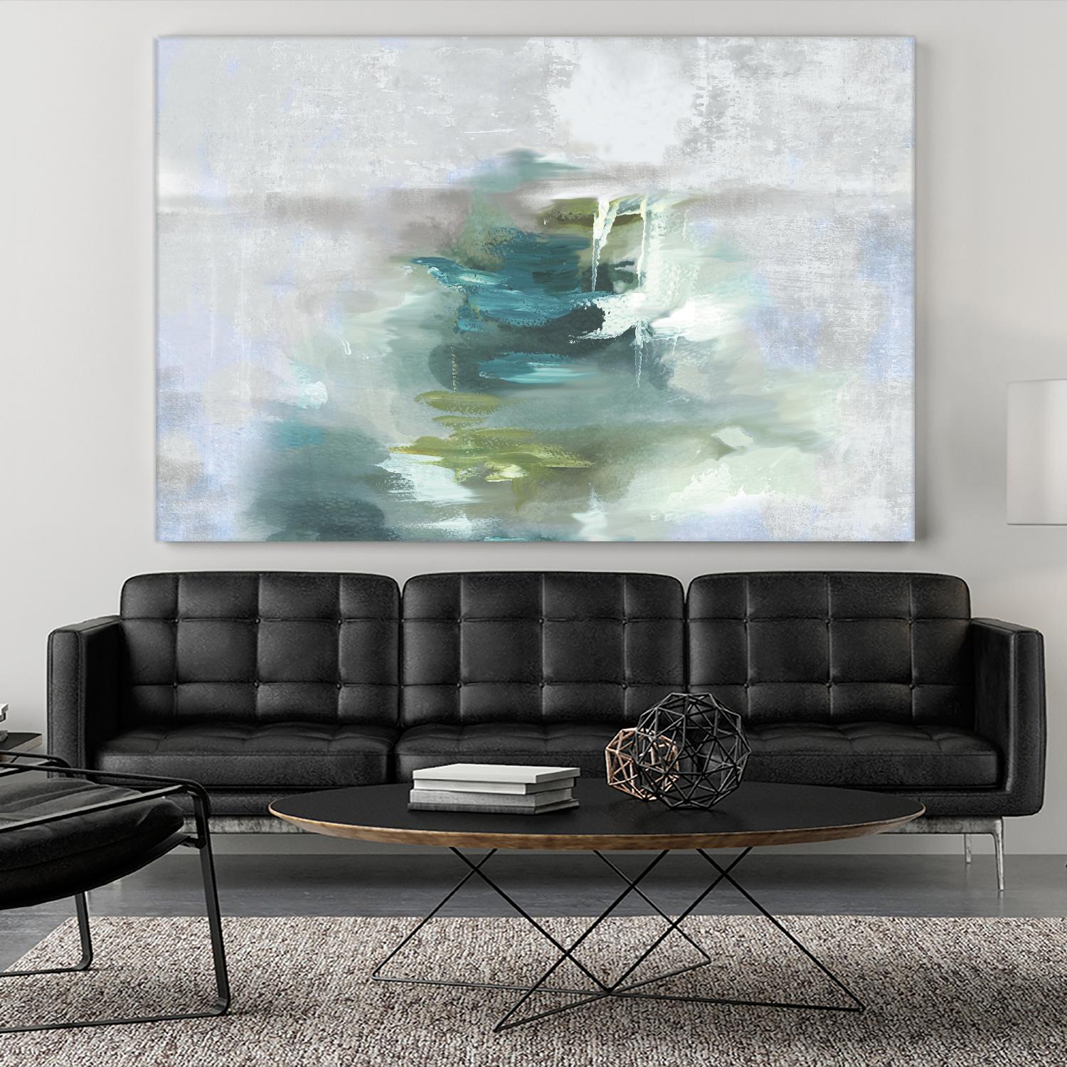 Sunset Glow I by PI Studio on GIANT ART - blue abstract