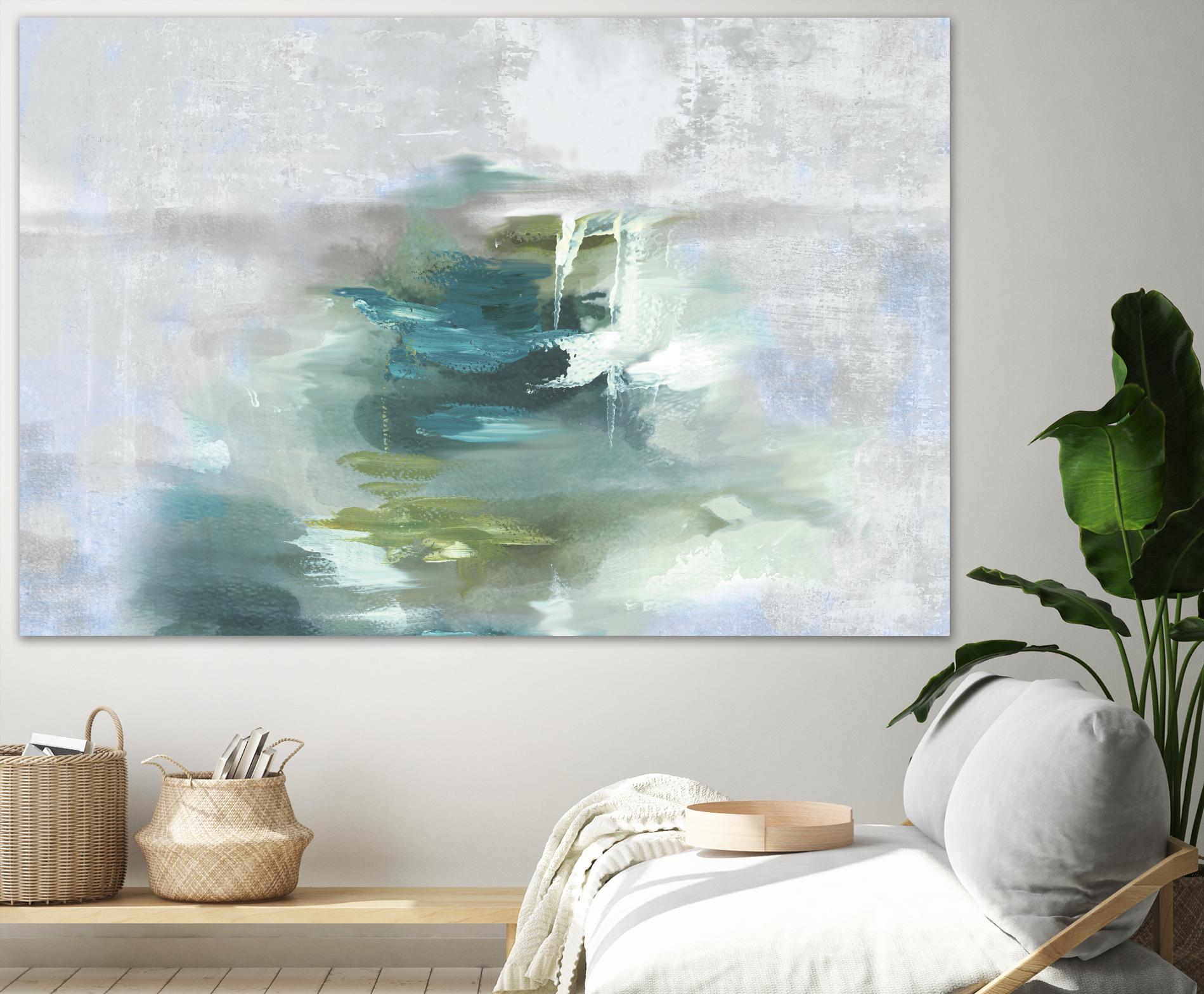 Sunset Glow I by PI Studio on GIANT ART - blue abstract