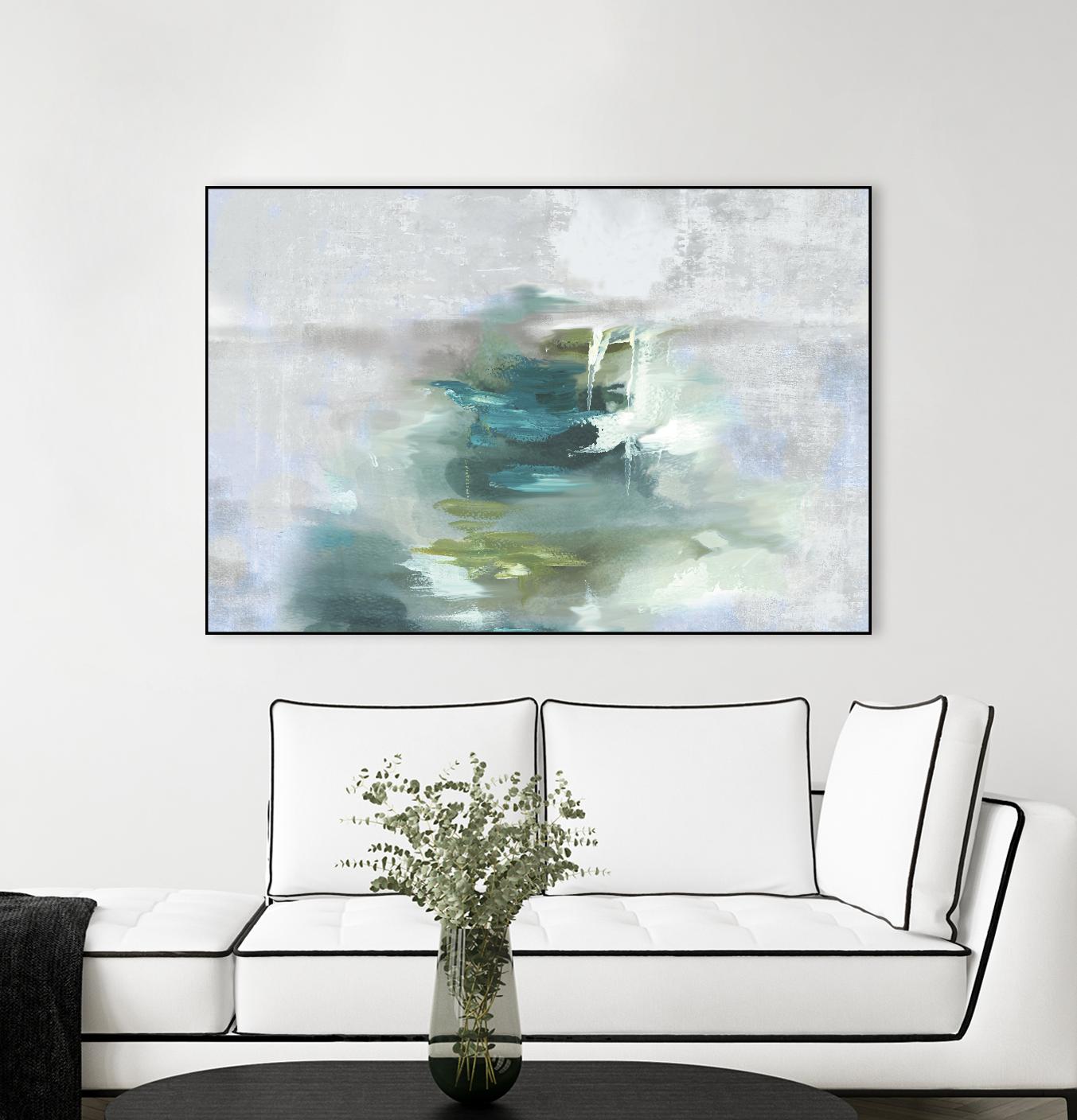 Sunset Glow I by PI Studio on GIANT ART - blue abstract