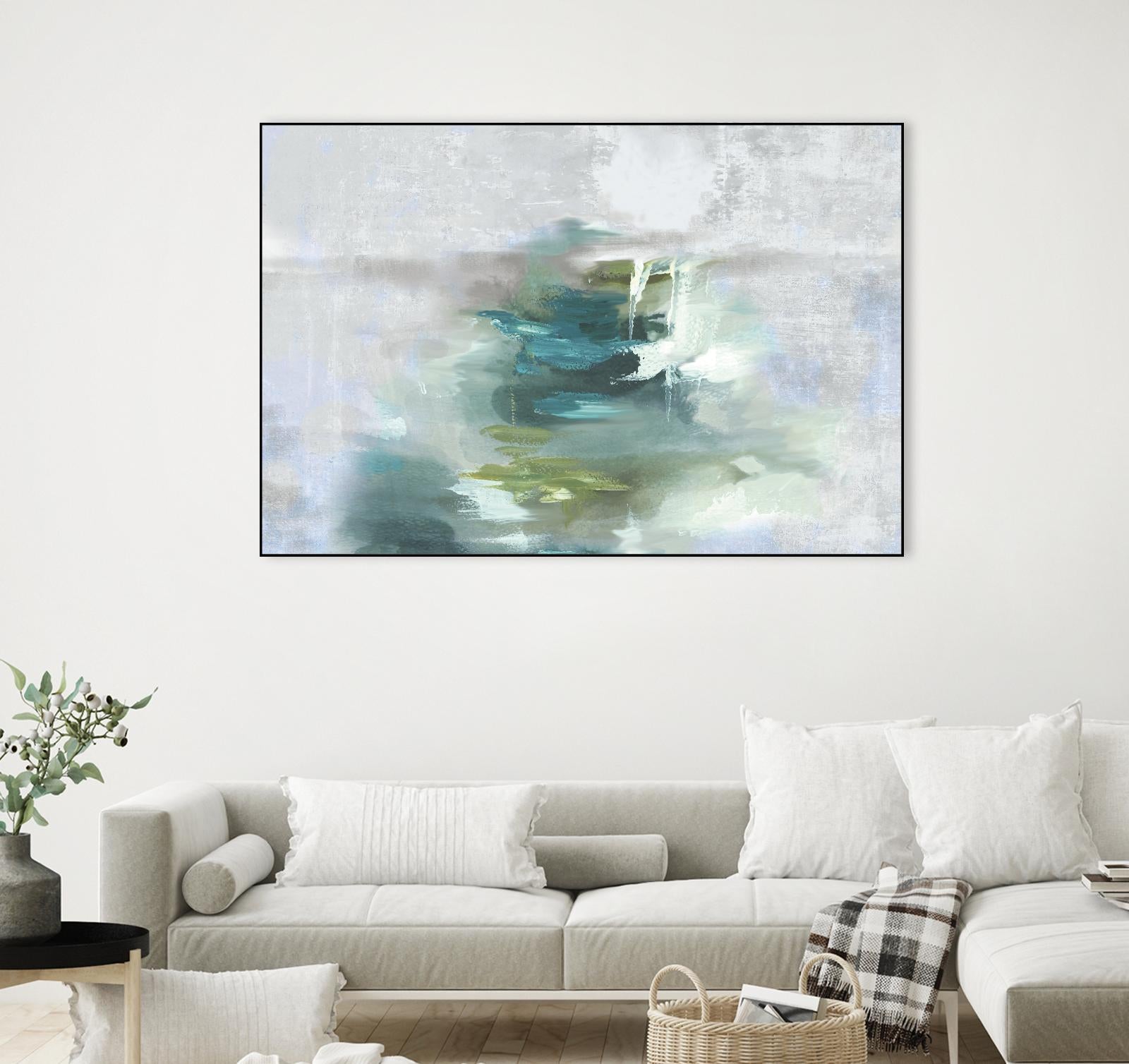 Sunset Glow I by PI Studio on GIANT ART - blue abstract