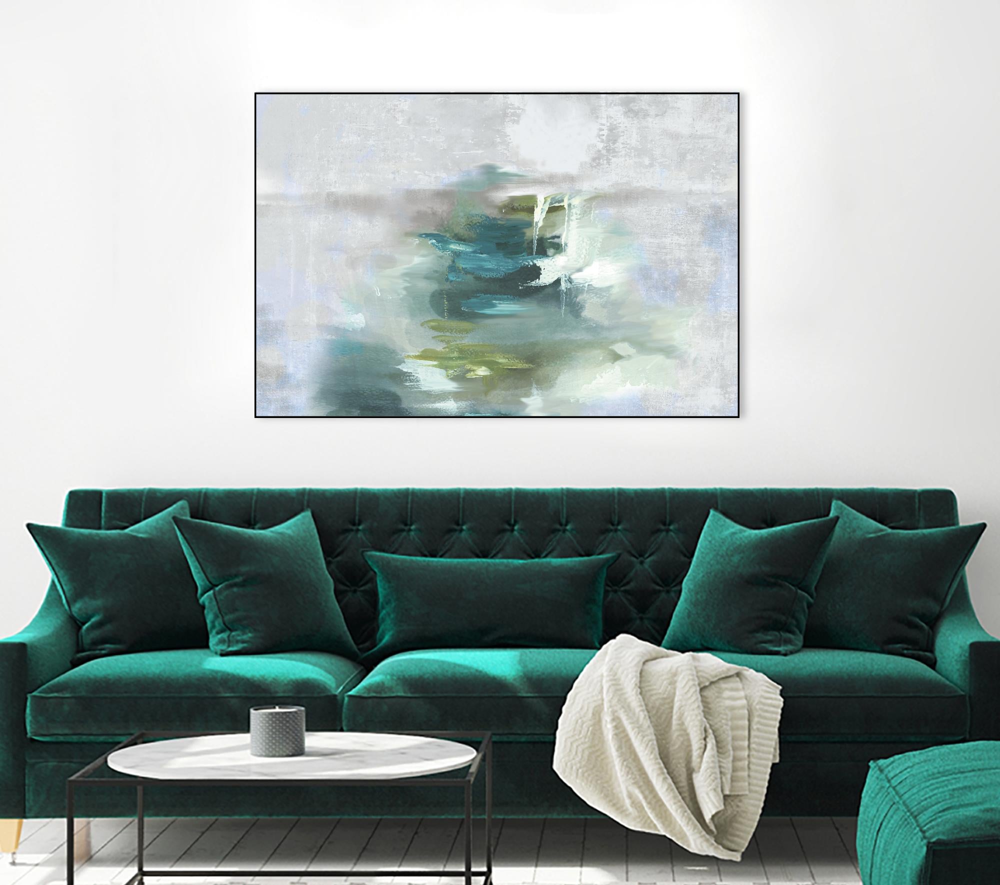 Sunset Glow I by PI Studio on GIANT ART - blue abstract