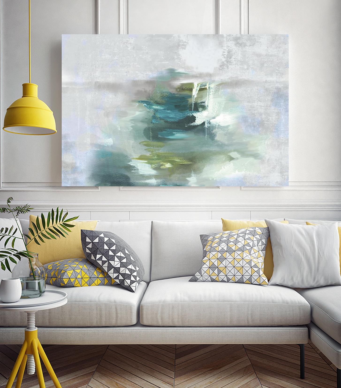 Sunset Glow I by PI Studio on GIANT ART - blue abstract