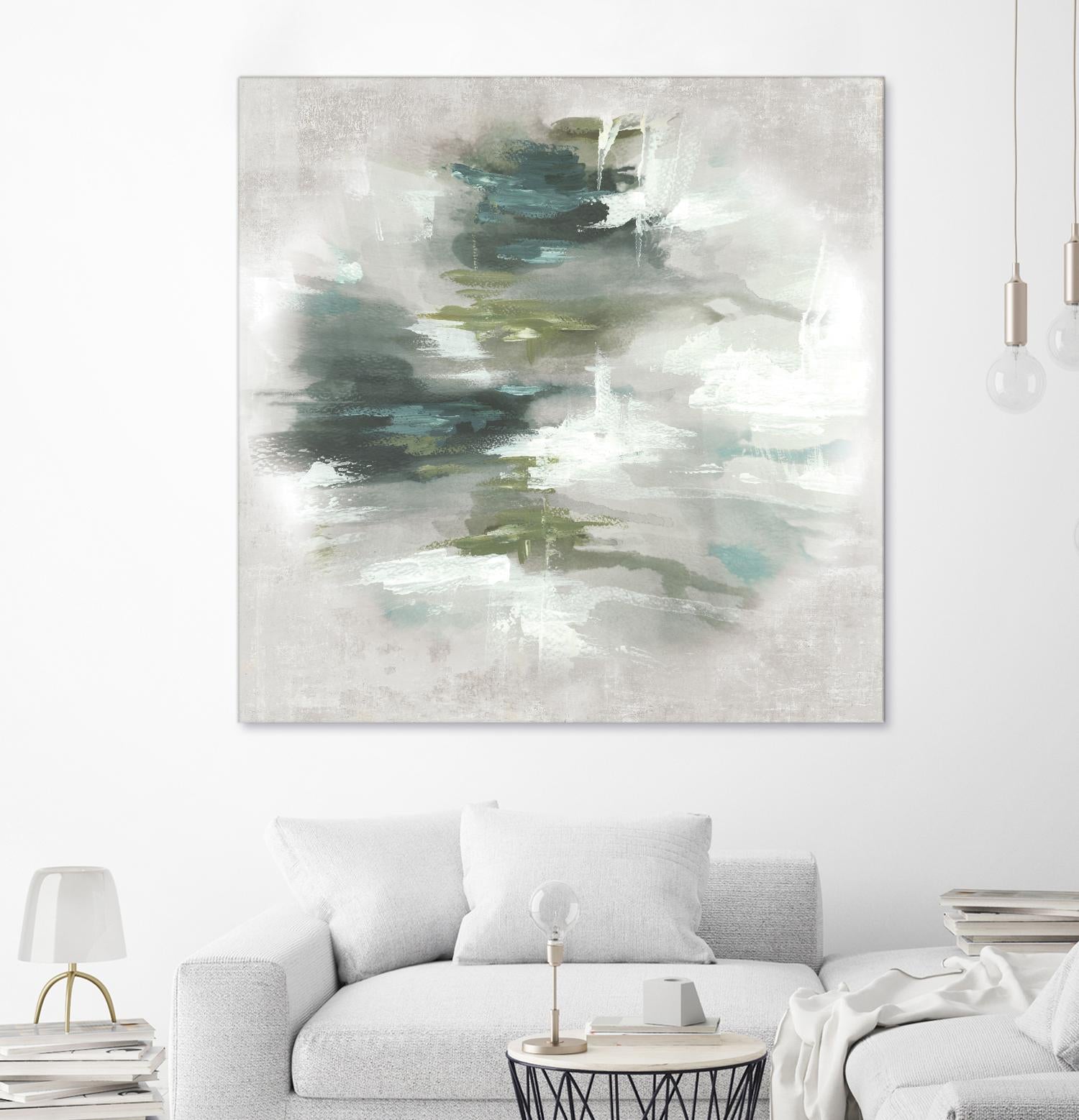 Sunset Glow II by PI Studio on GIANT ART - grey abstract