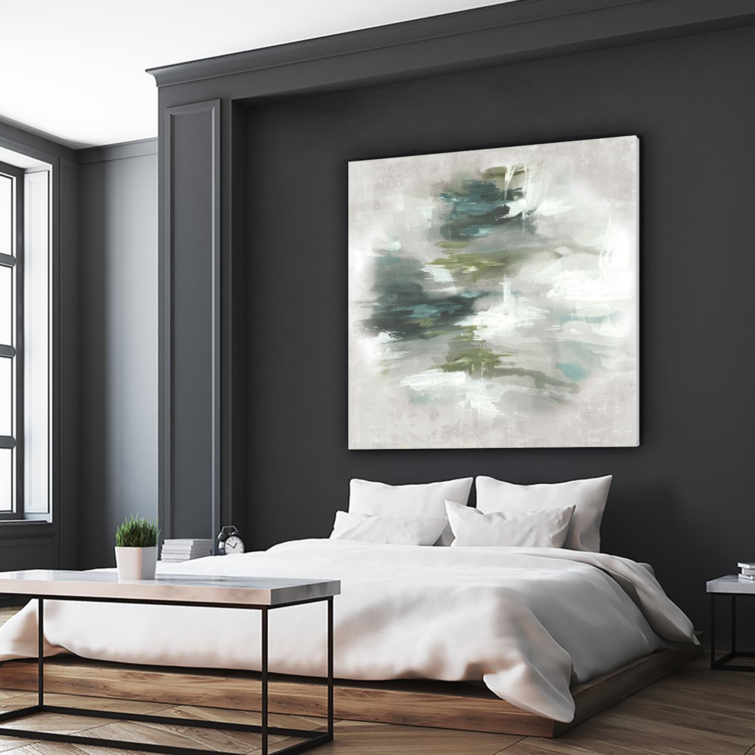 Sunset Glow II by PI Studio on GIANT ART - grey abstract