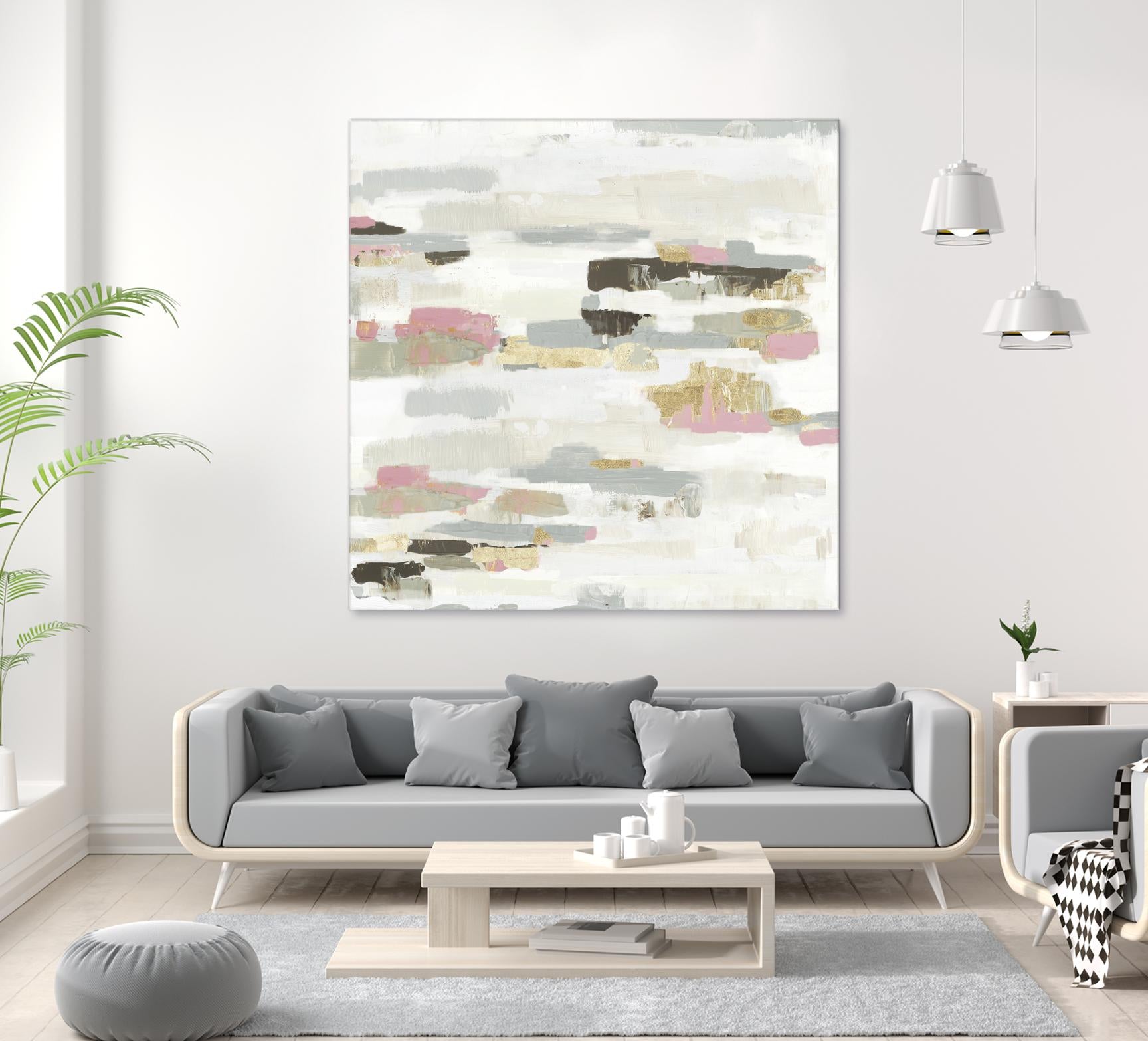 Visible Horizons I by PI Studio on GIANT ART - beige abstract