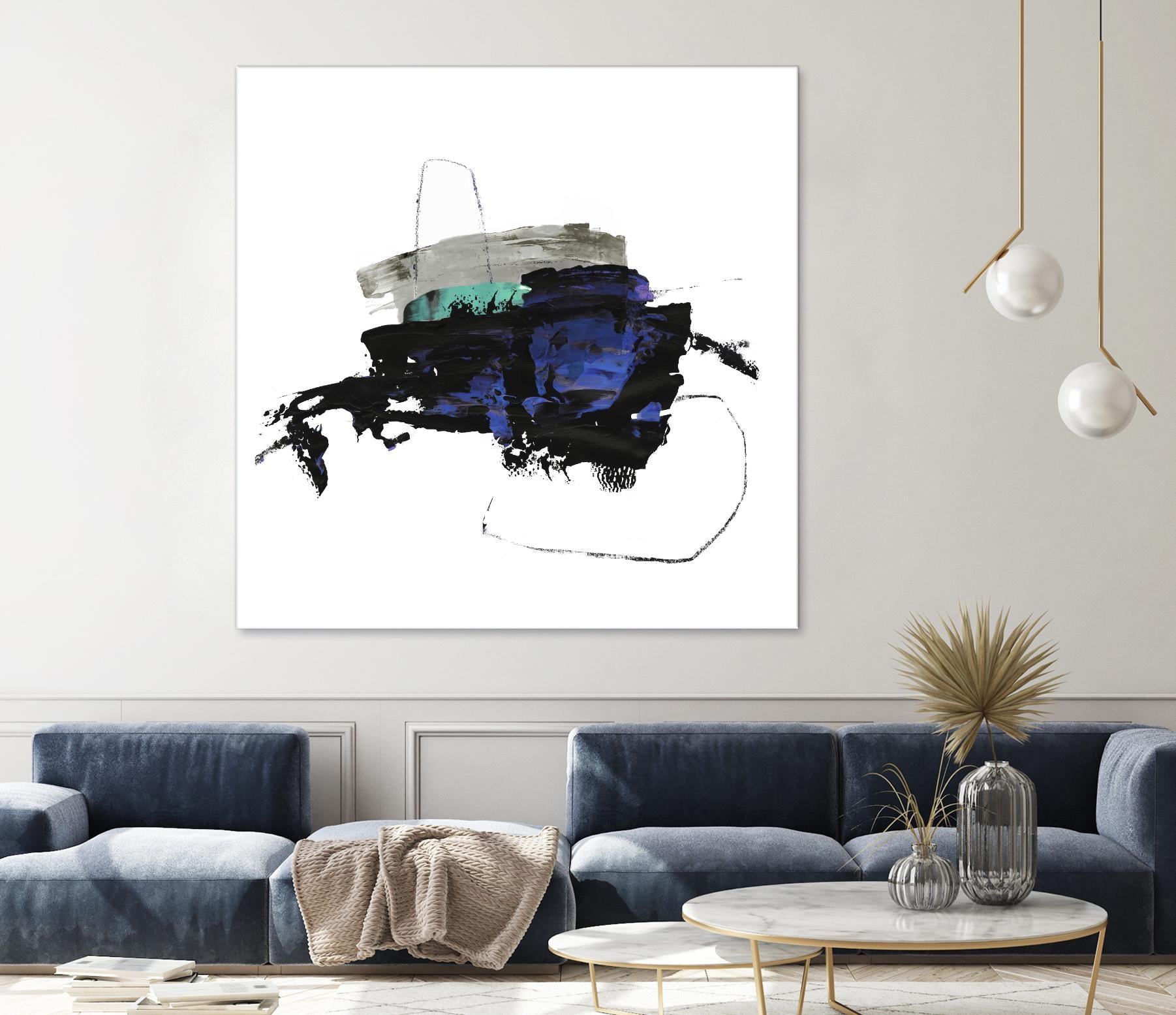 Splash I by PI Studio on GIANT ART - white abstract